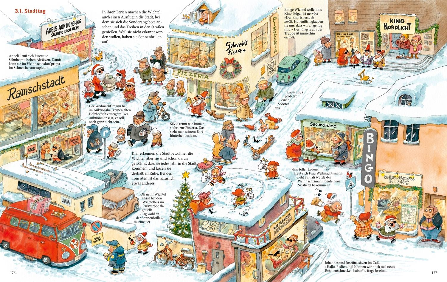 Beispielinhalt (Bild) Das große Buch vom Weihnachtsmann