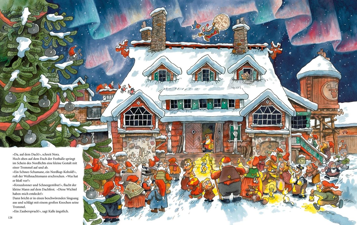 Beispielinhalt (Bild) Das große Buch vom Weihnachtsmann
