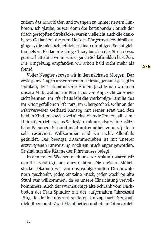 Beispielinhalt (Bild) Schauerheim