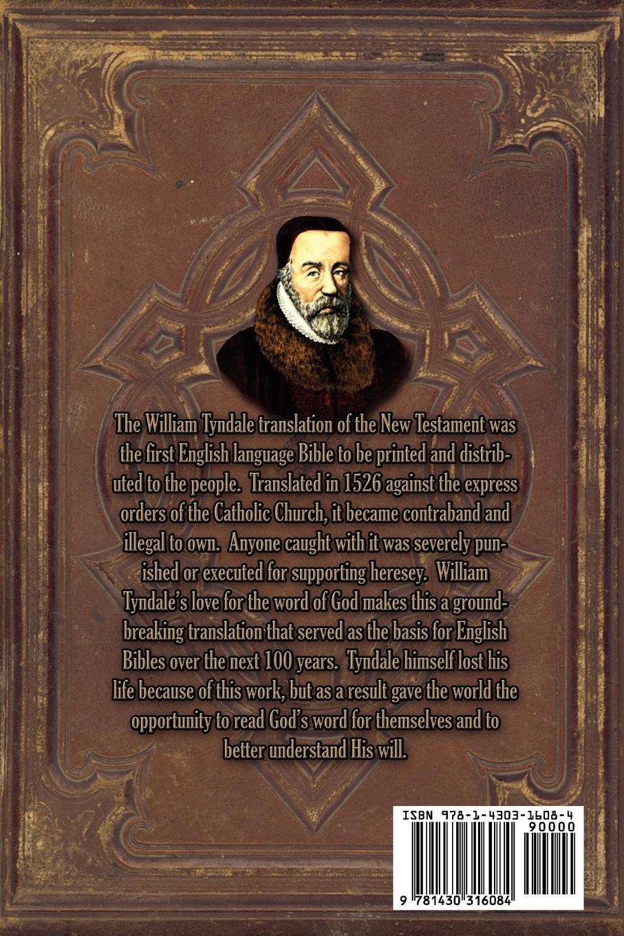 Rückseitencover The William Tyndale New Testament