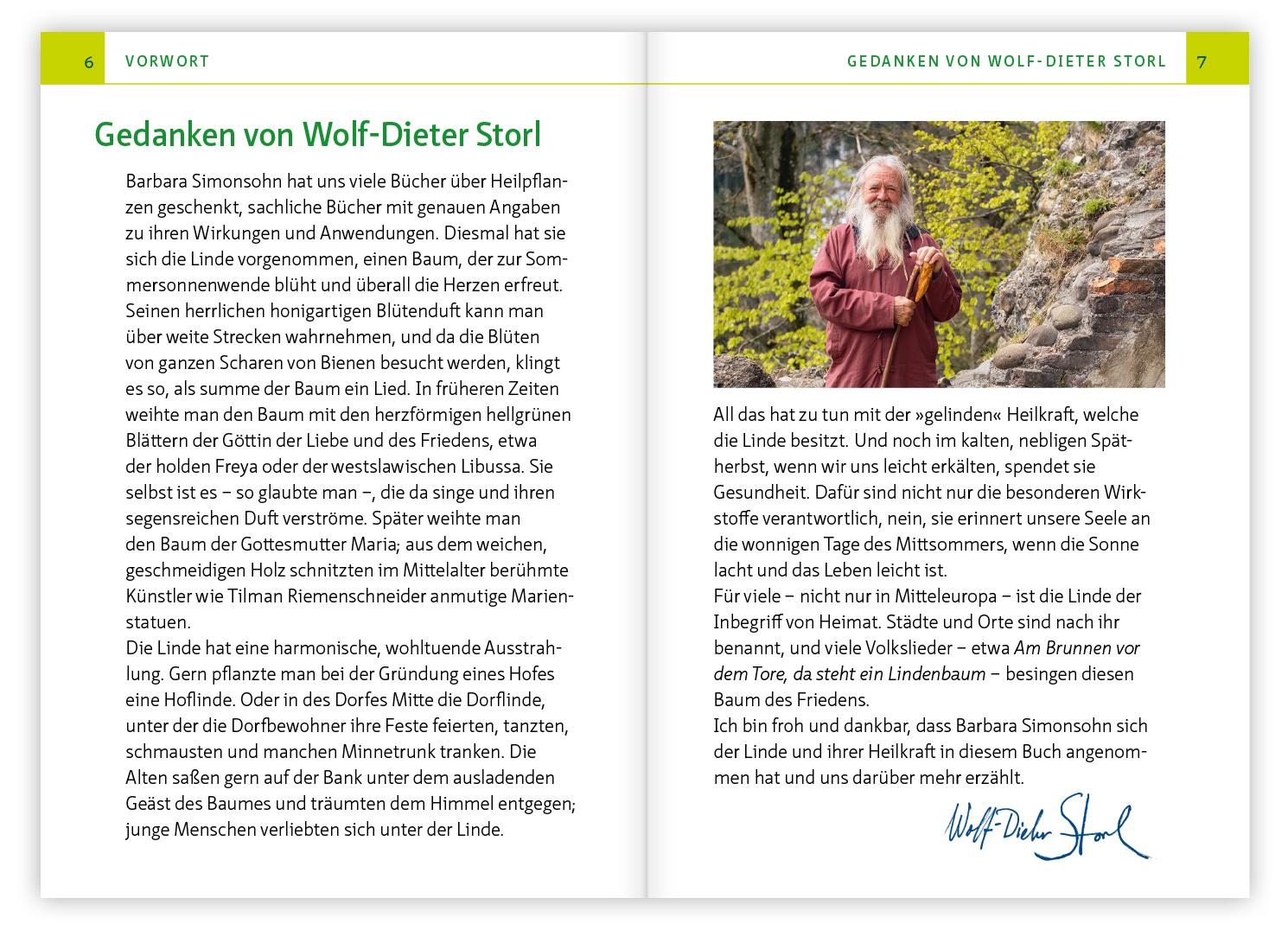 Beispielinhalt (Bild) Die Linde - Baum der Heilung und Harmonie