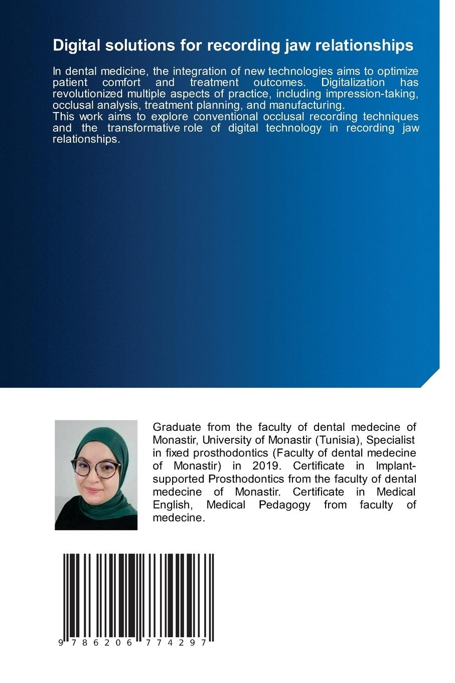 Rückseitencover Digital solutions for recording jaw relationships