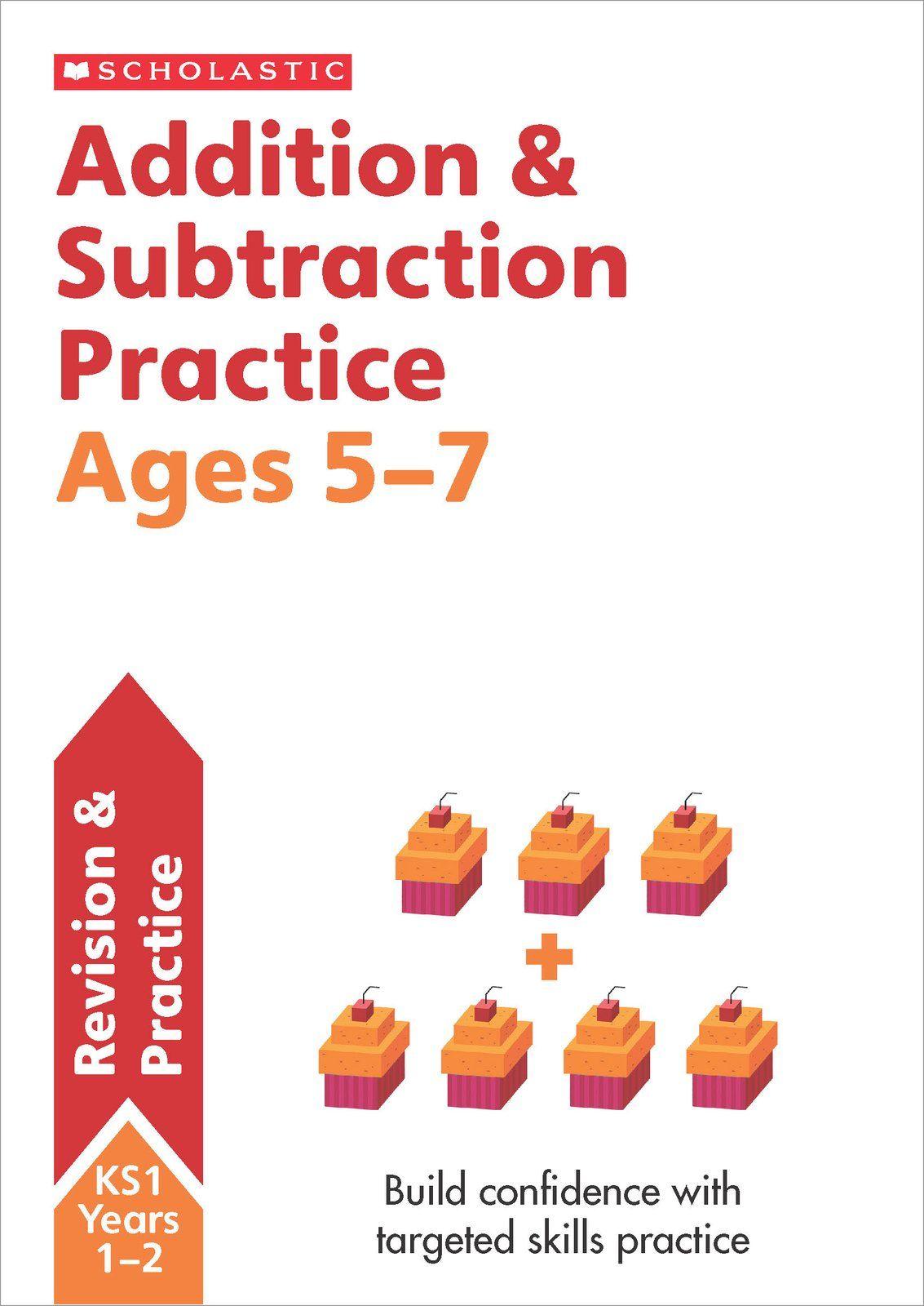 Beispielinhalt (Bild) Addition & Subtraction Practice Ages 5-7