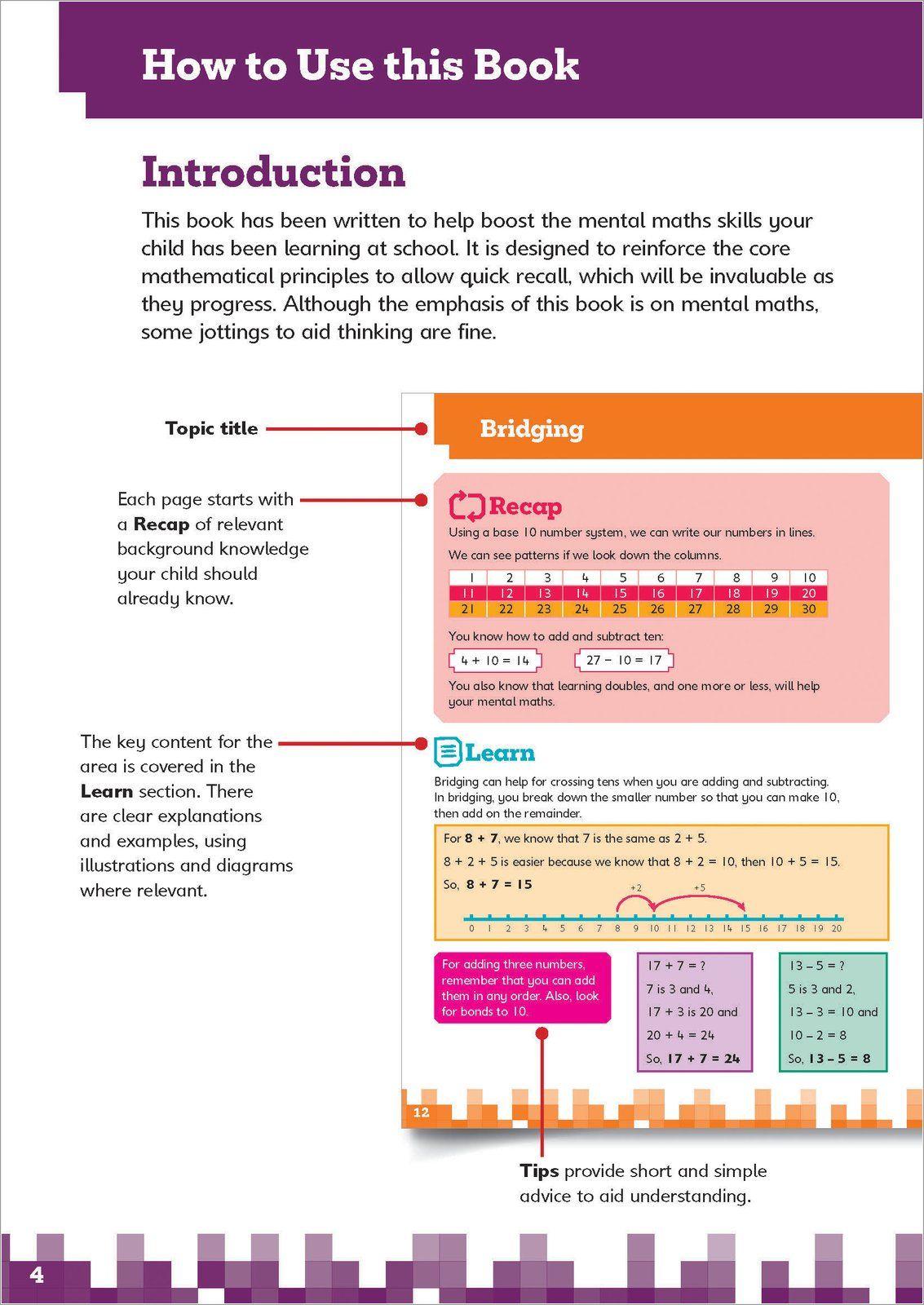 Beispielinhalt (Bild) Mental Maths Practice Ages 5-7