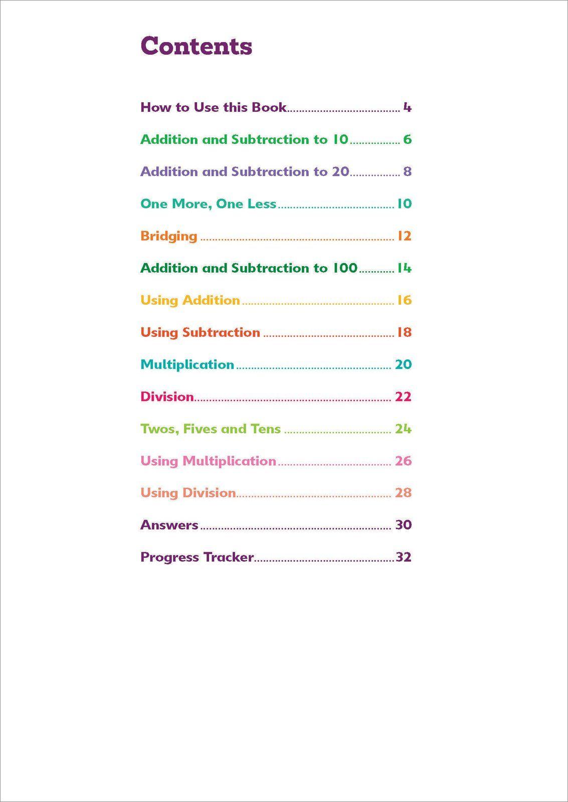 Beispielinhalt (Bild) Mental Maths Practice Ages 5-7