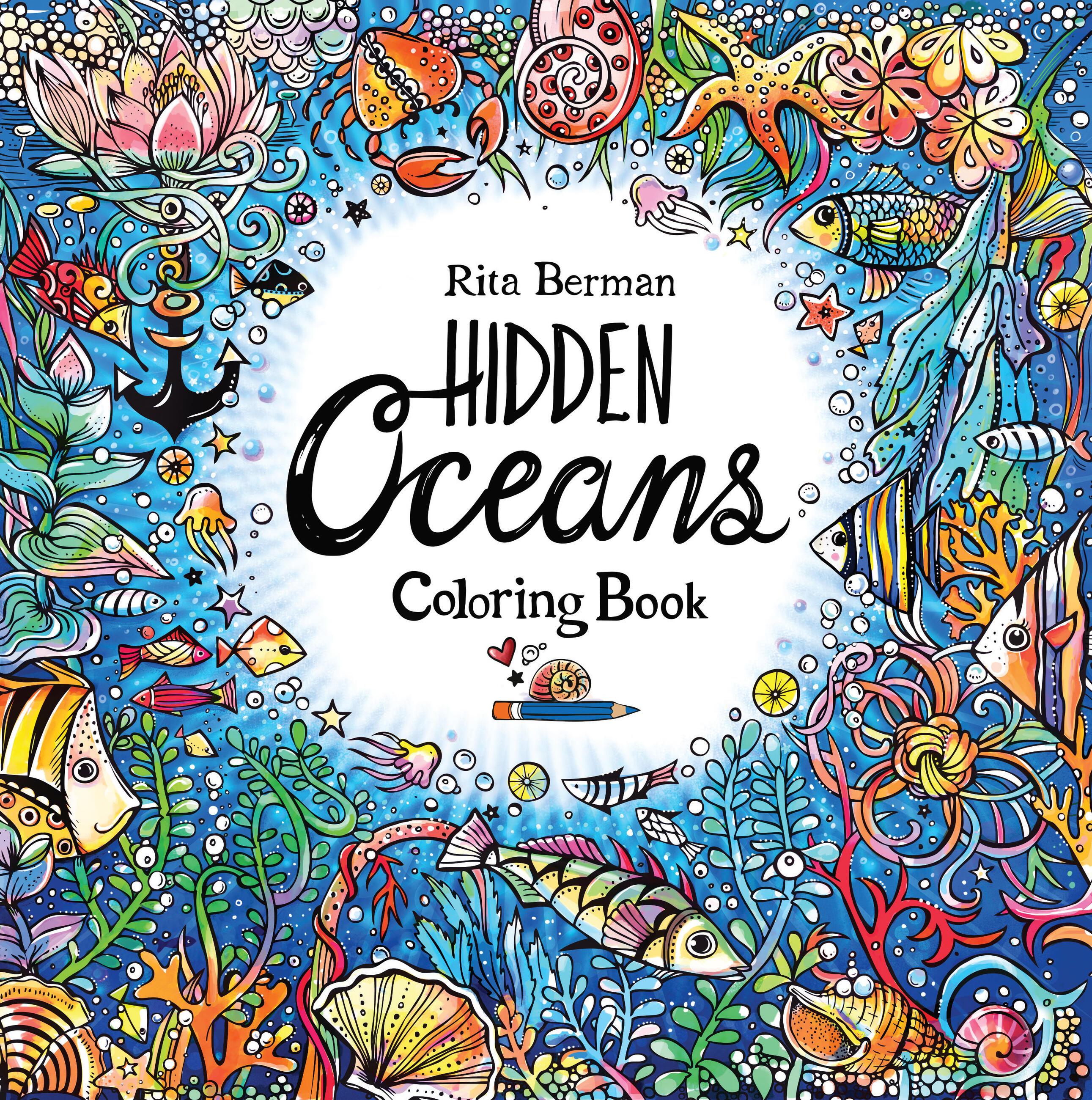Vorderes Coverbild Hidden Oceans Coloring Book