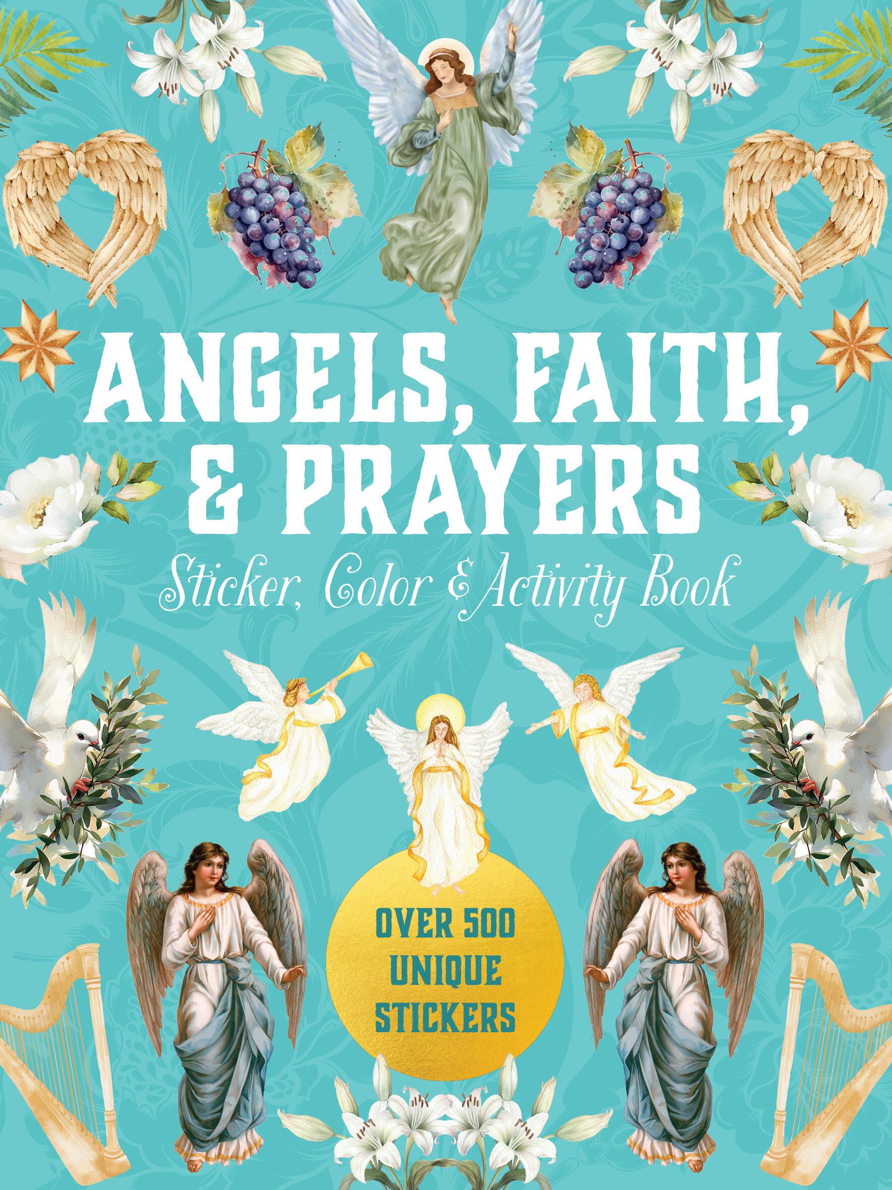Vorderes Coverbild Angels, Faith & Prayers Sticker, Color & Activity Book
