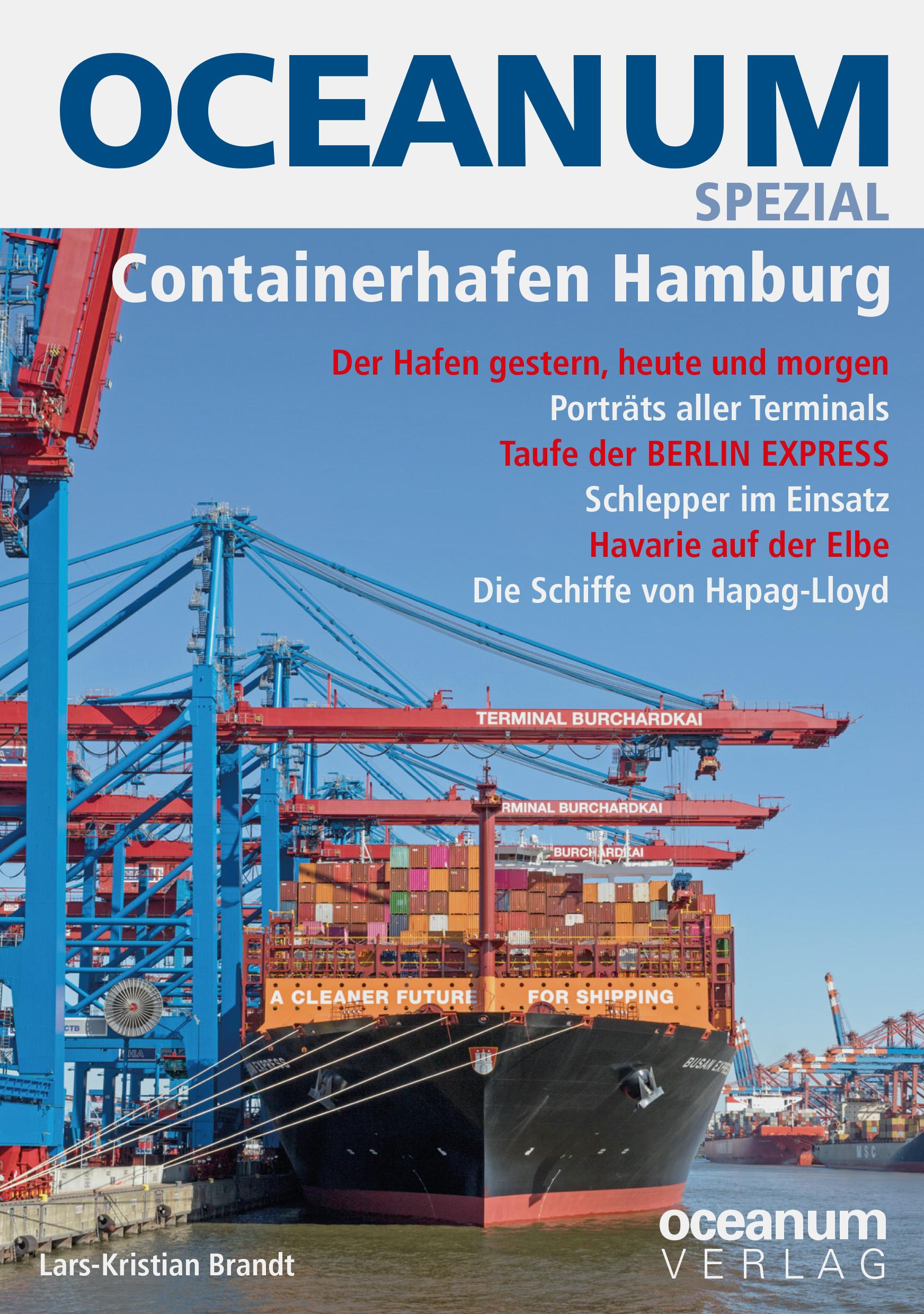 Vorderes Coverbild OCEANUM SPEZIAL Containerhafen Hamburg