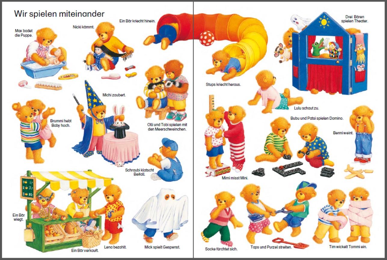 Beispielinhalt (Bild) Erste Wörter - Erste Sätze