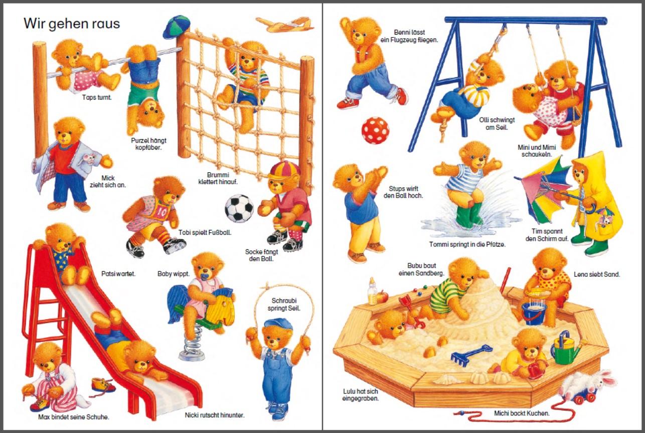 Beispielinhalt (Bild) Erste Wörter - Erste Sätze