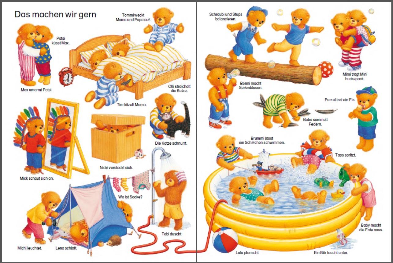 Beispielinhalt (Bild) Erste Wörter - Erste Sätze