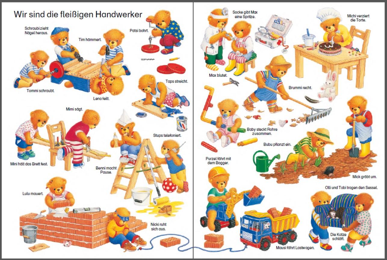 Beispielinhalt (Bild) Erste Wörter - Erste Sätze