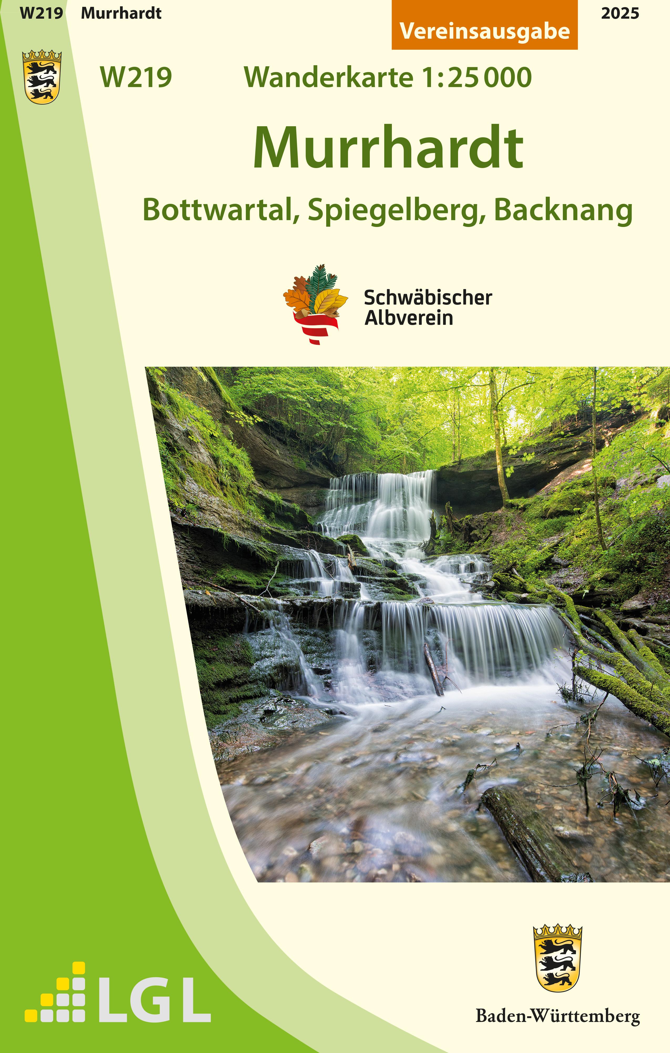 Vorderes Coverbild W219 Murrhardt - Bottwartal, Spiegelberg, Backnang