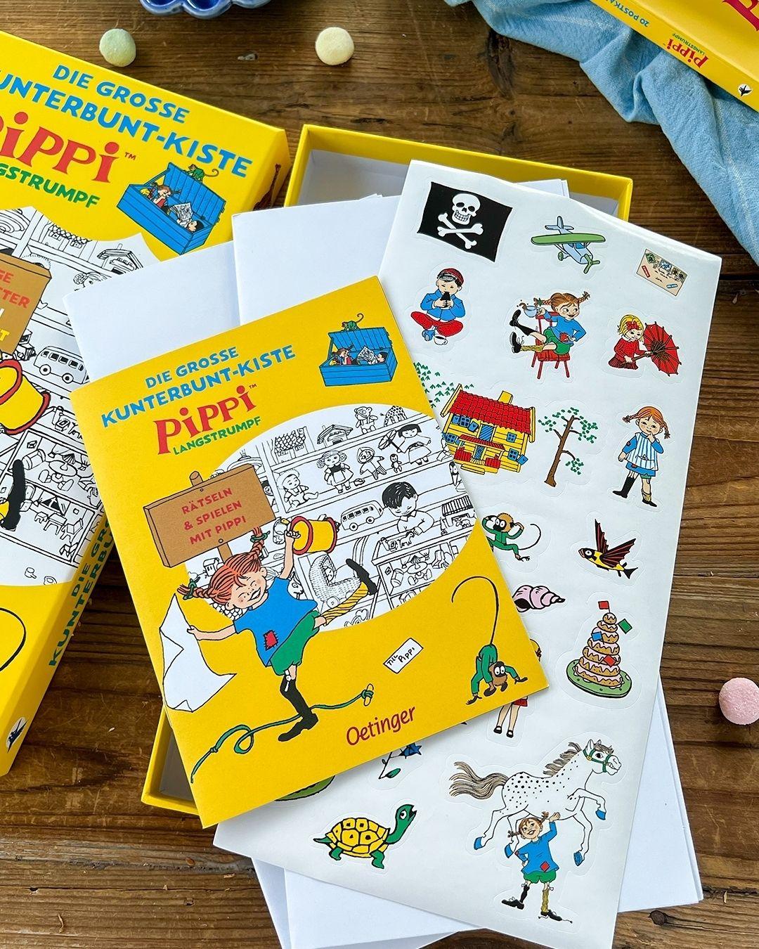 Beispielinhalt (Bild) Pippi Langstrumpf. Die große Kunterbunt-Kiste