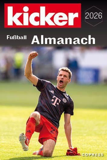 Vorderes Coverbild Kicker Fußball Almanach 2026