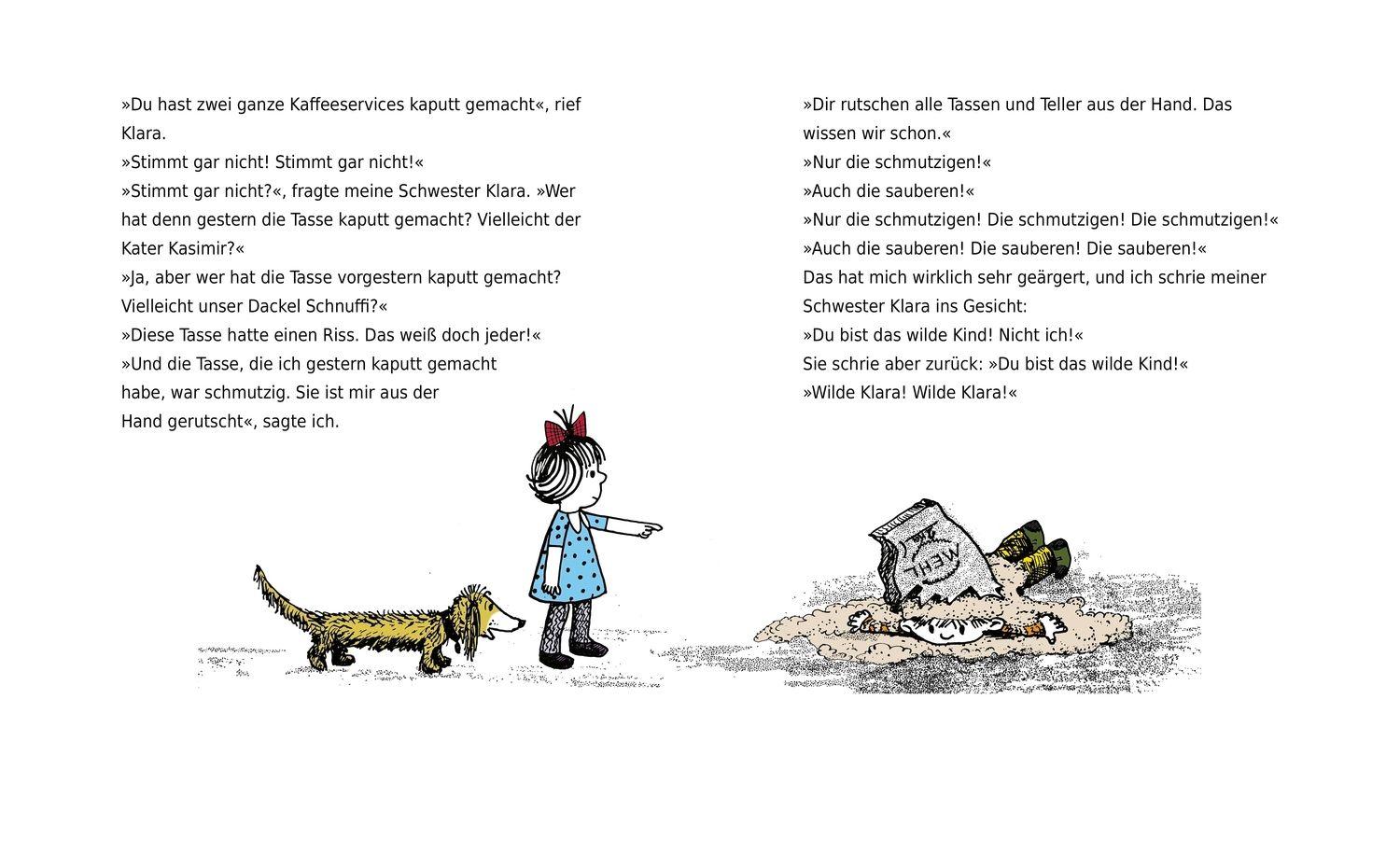 Beispielinhalt (Bild) Ich und meine Schwester Klara. Die schönsten Geschwistergeschichten zum Vorlesen