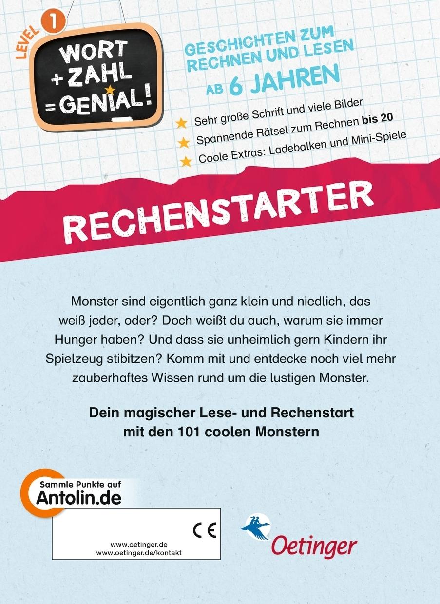Rückseitencover 101 Monster rechnen wie wild!
