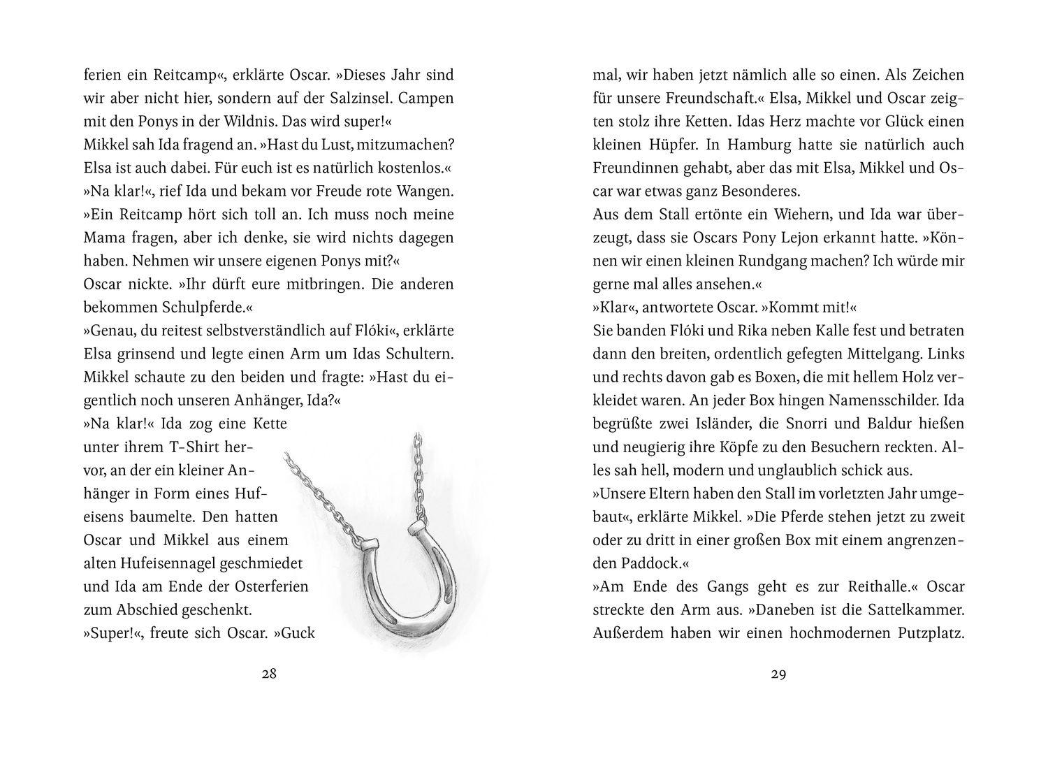 Beispielinhalt (Bild) Die Ponys von Lillasund 2. Schatzsuche auf vier Hufen