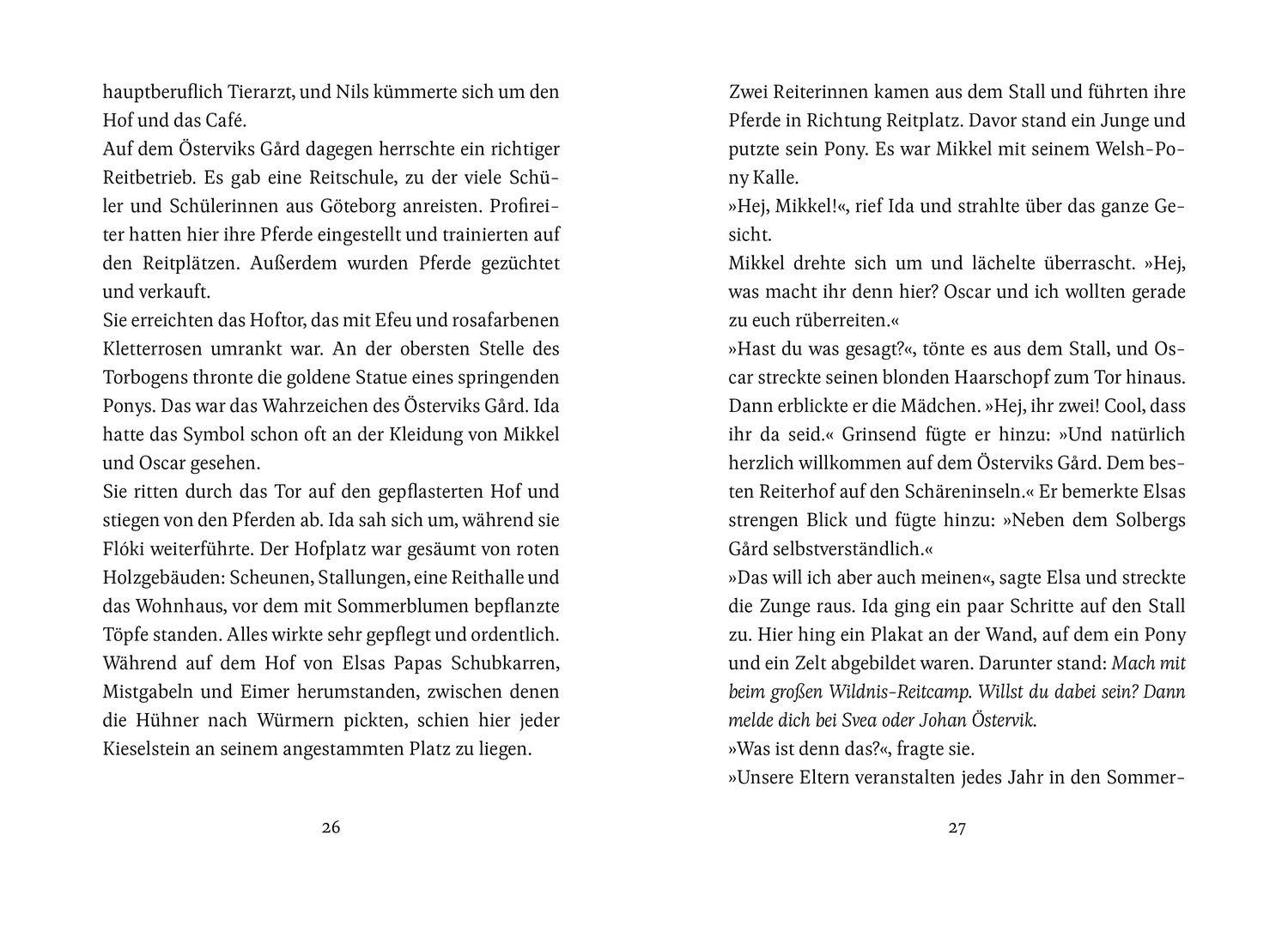 Beispielinhalt (Bild) Die Ponys von Lillasund 2. Schatzsuche auf vier Hufen