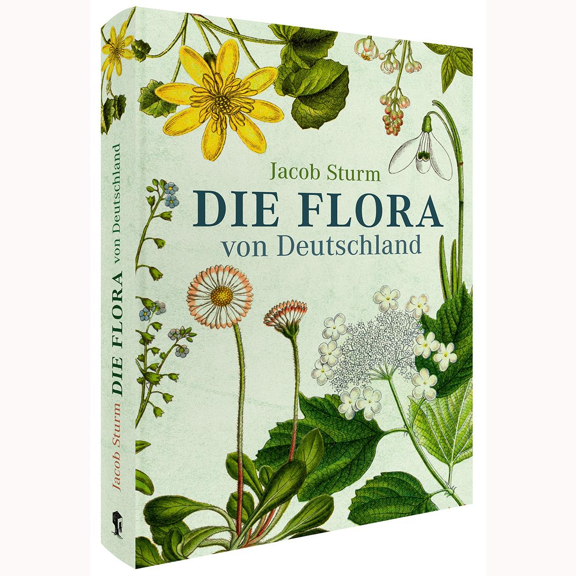 Vorderes Coverbild Die Flora von Deutschland von Jacob Sturm (Jubiläumsausgabe)
