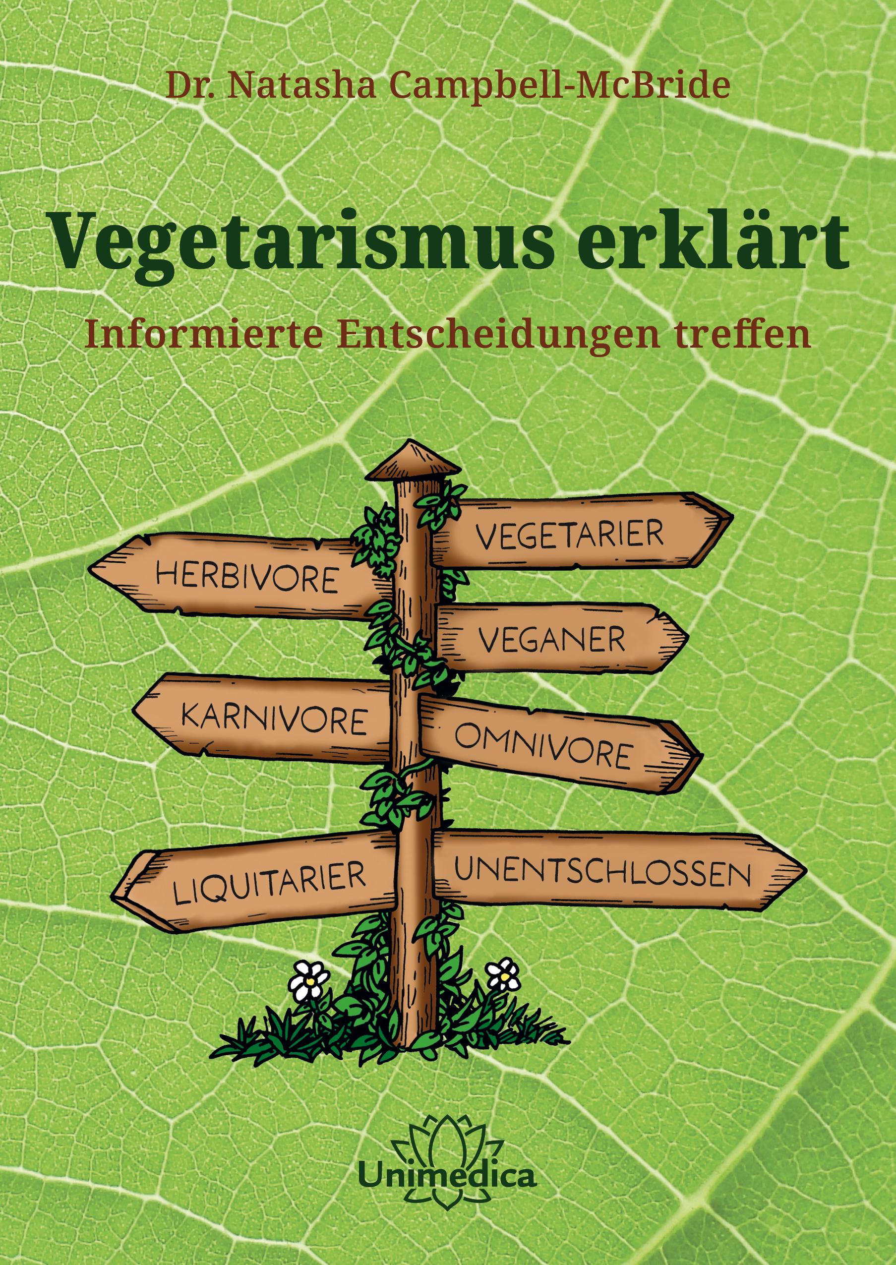 Vorderes Coverbild Vegetarismus erklärt