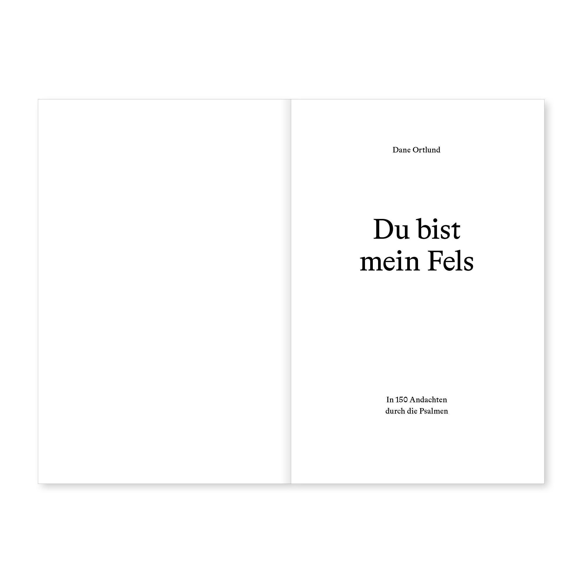 Beispielinhalt (Bild) Du bist mein Fels