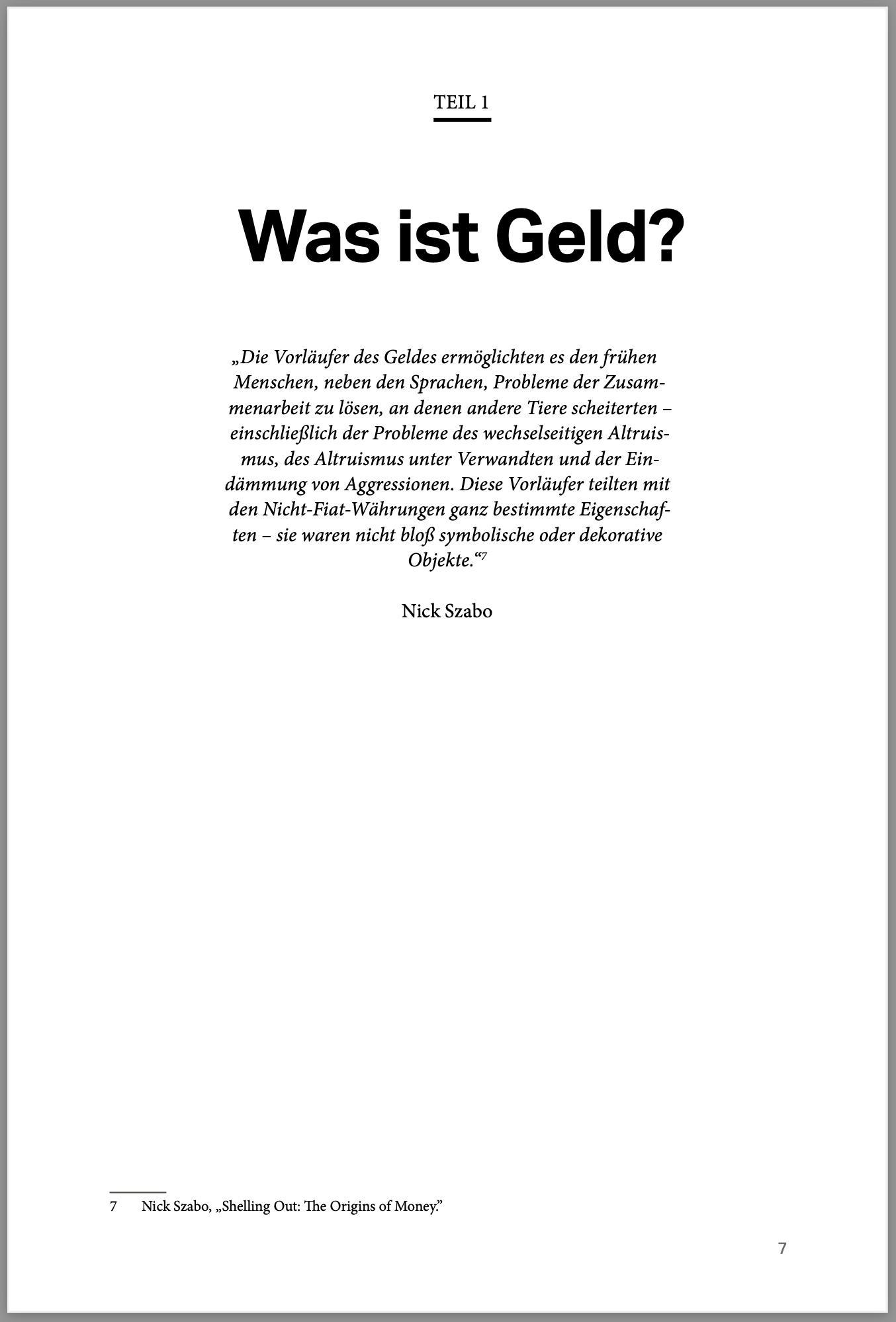 Beispielinhalt (Bild) Broken Money