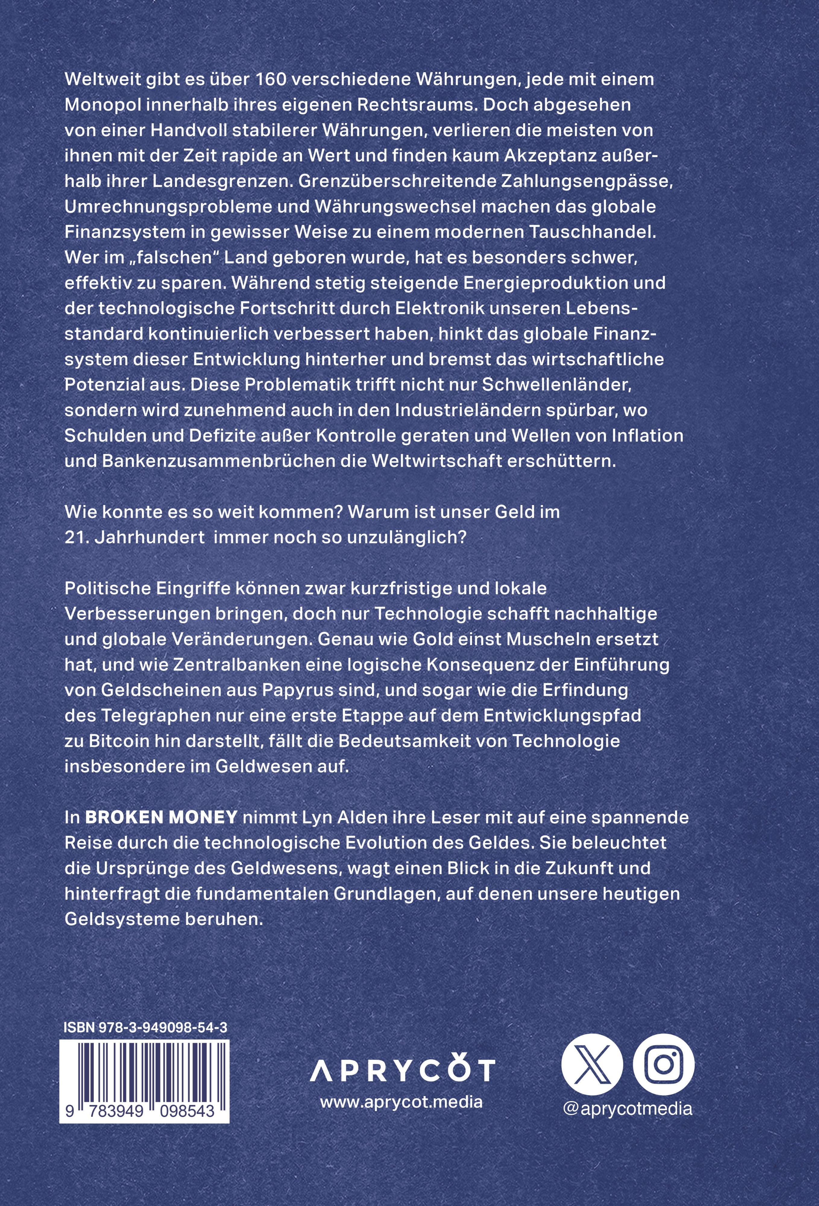 Rückseitencover Broken Money