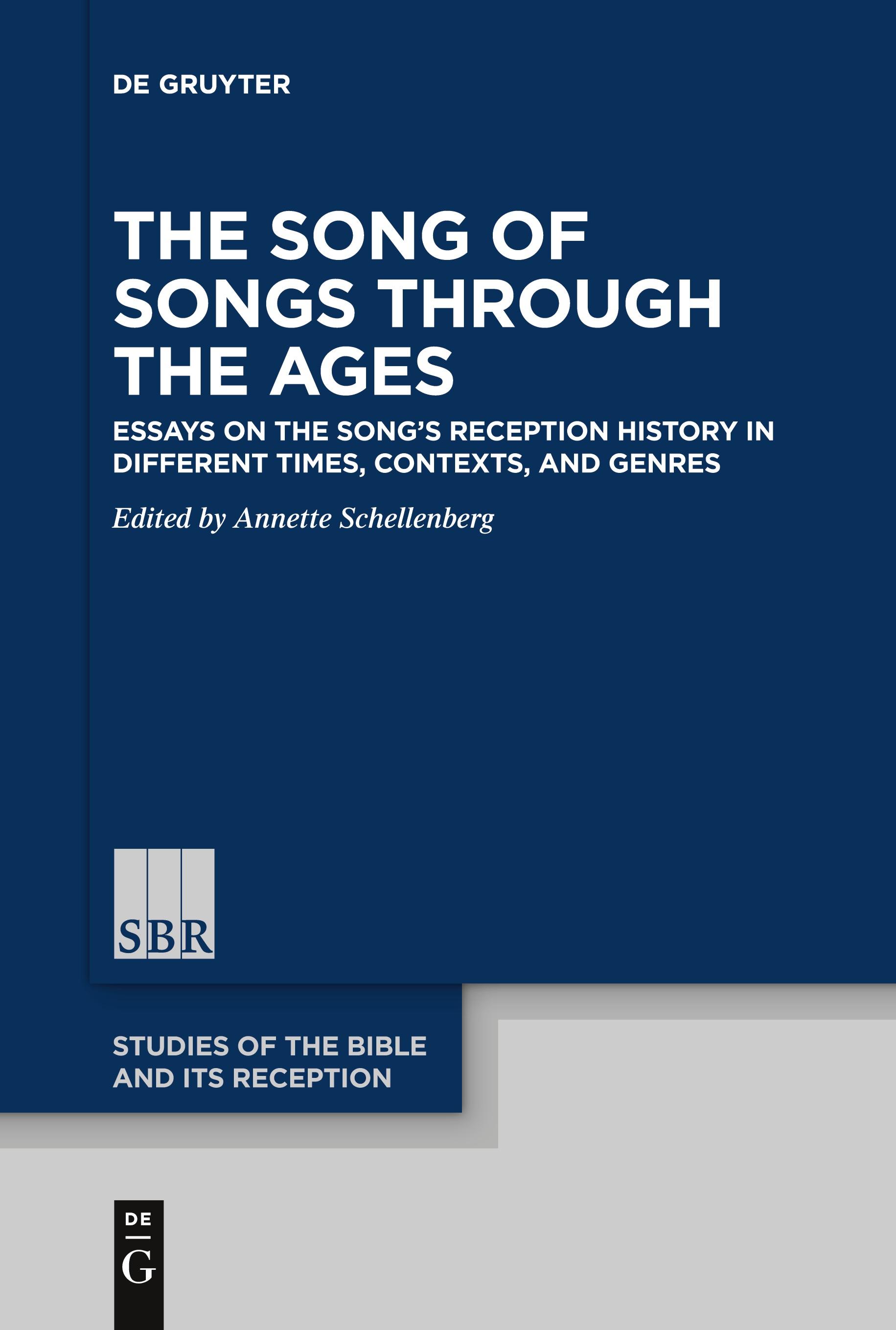 Vorderes Coverbild The Song of Songs Through the Ages