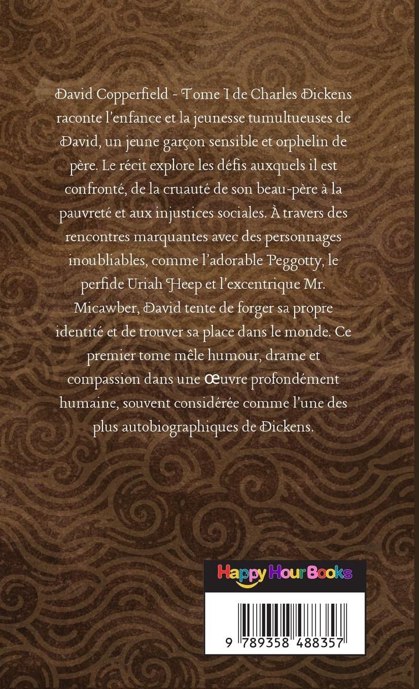 Rückseitencover David Copperfield - Tome I (French Edition)