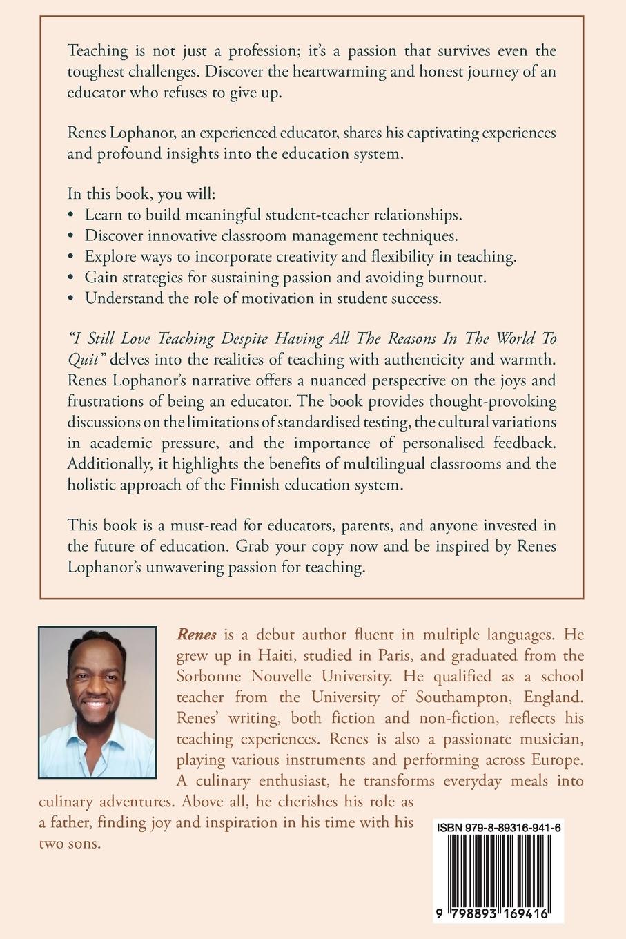 Rückseitencover I Still Love Teaching Despite Having All the Reasons in the World to Quit