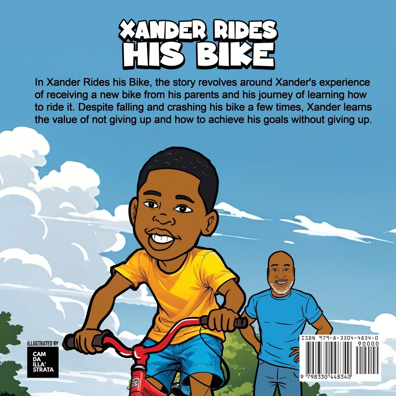 Rückseitencover Xander Rides His Bike