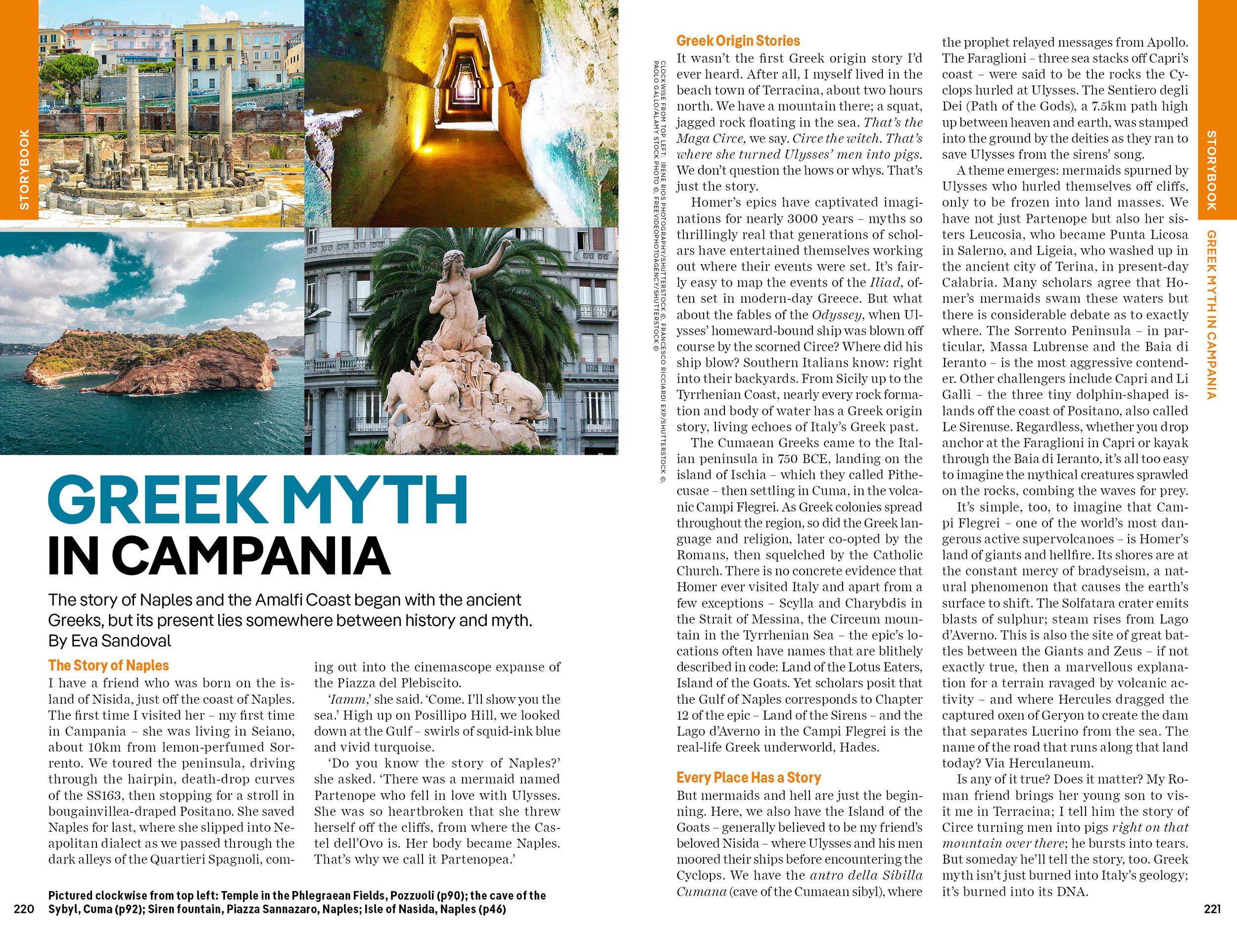 Beispielinhalt (Bild) Lonely Planet Naples, Pompeii & the Amalfi Coast