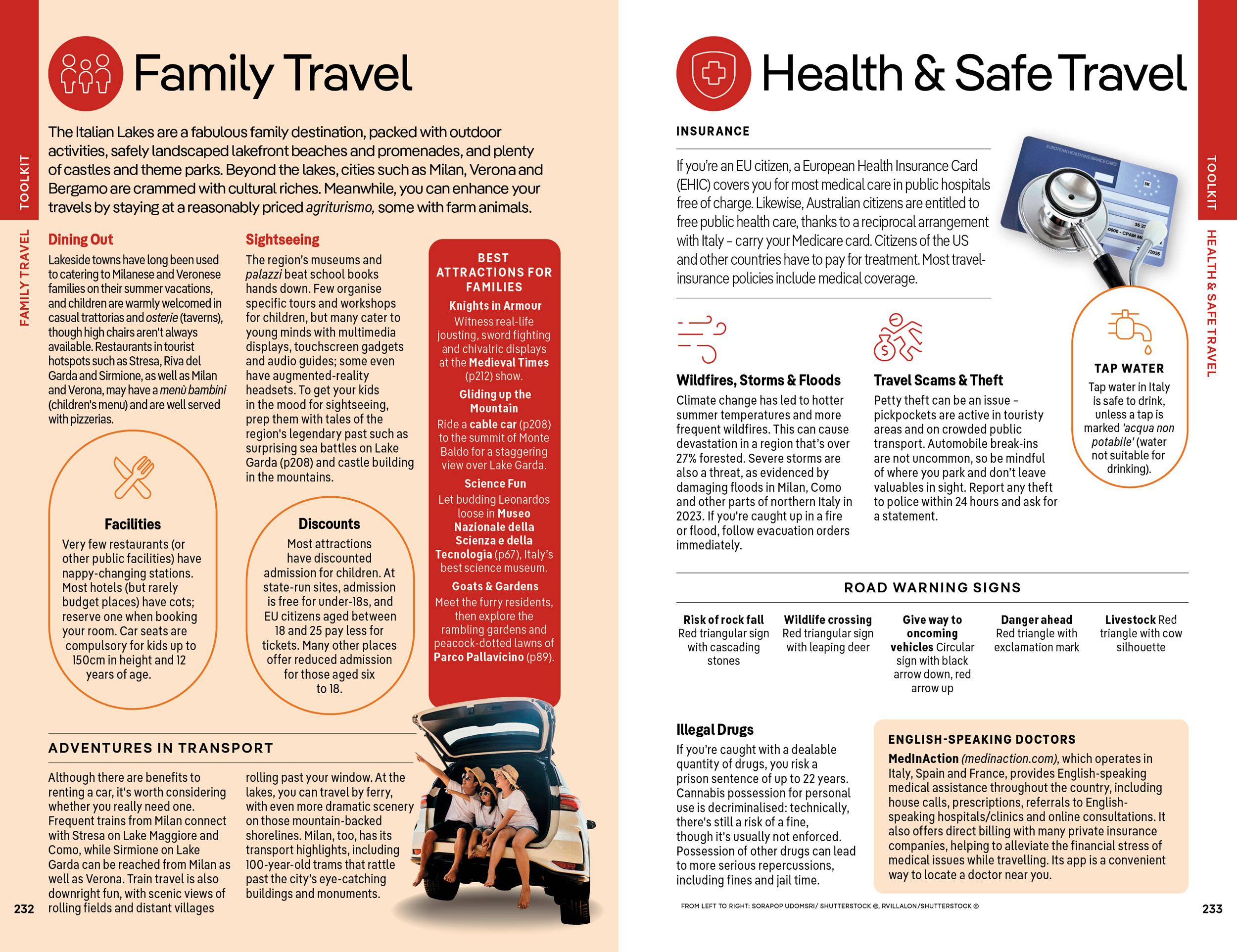 Beispielinhalt (Bild) Lonely Planet The Italian Lakes