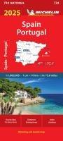 Vorderes Coverbild Spain & Portugal 2025 - Michelin National Map 734