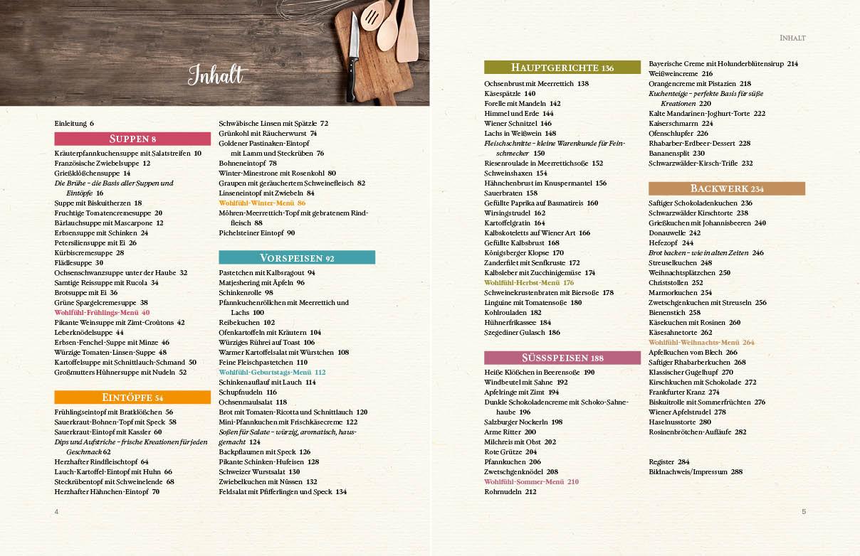 Beispielinhalt (Bild) Wohlfühlküche für die Seele