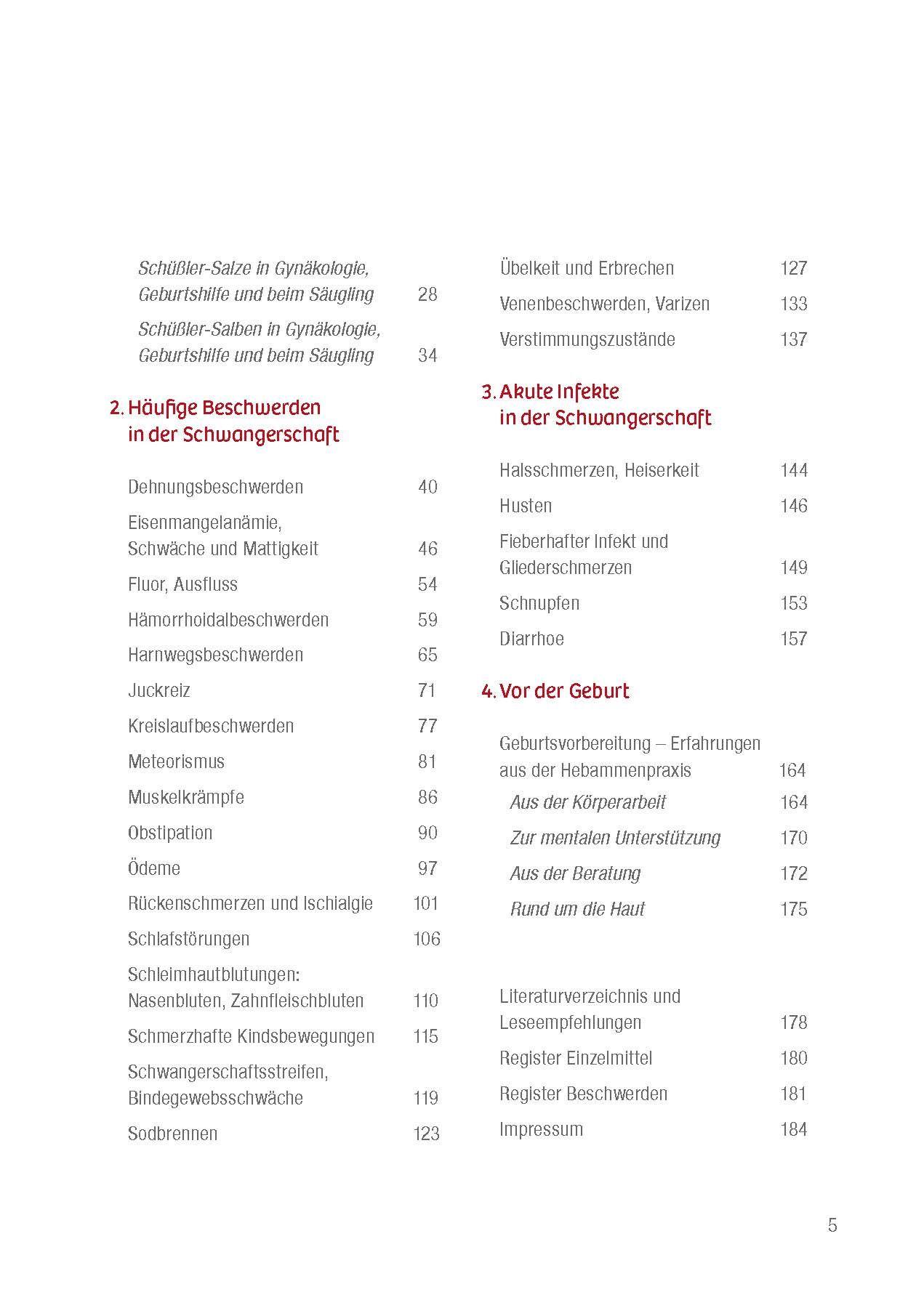 Beispielinhalt (Bild) Praxisratgeber Schwangerschaft