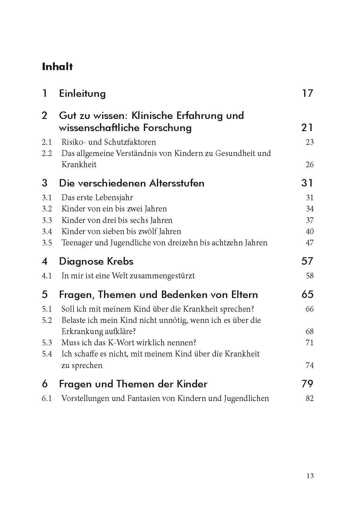 Beispielinhalt (Bild) Wie sage ich meinem Kind, dass ich Krebs habe?