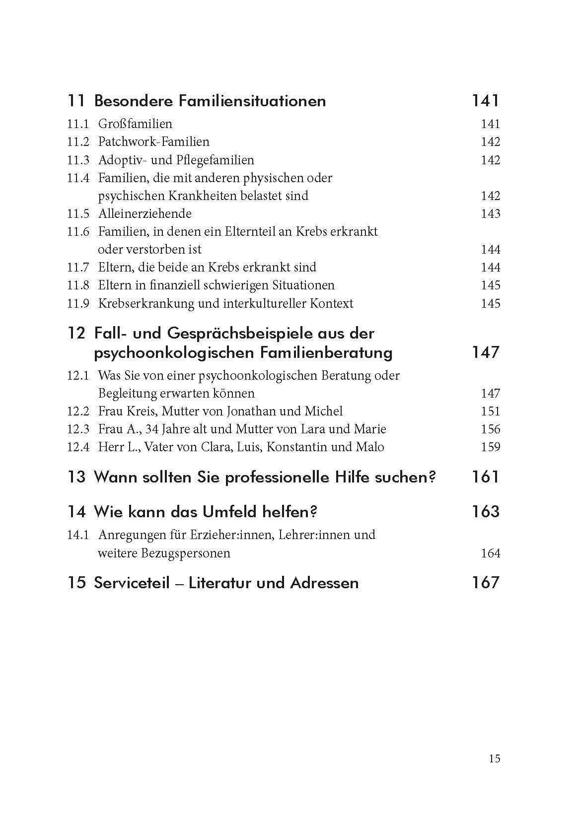 Beispielinhalt (Bild) Wie sage ich meinem Kind, dass ich Krebs habe?