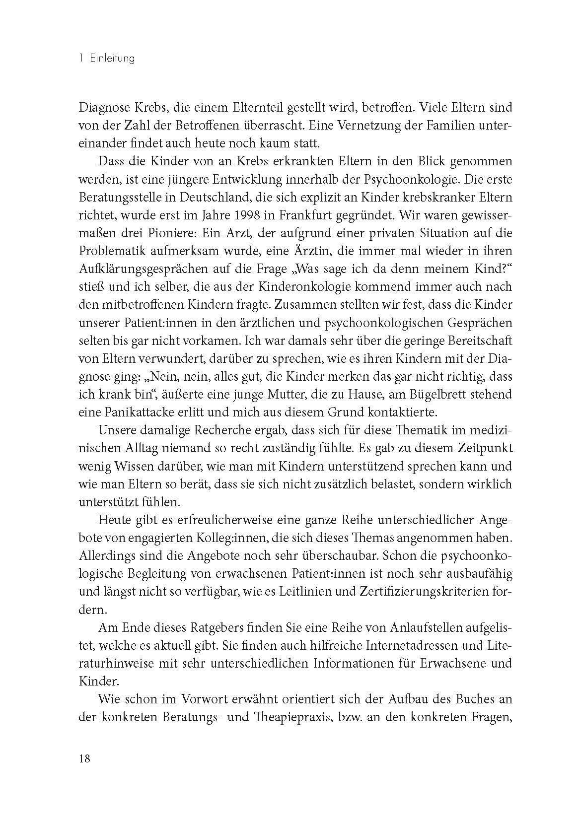 Beispielinhalt (Bild) Wie sage ich meinem Kind, dass ich Krebs habe?