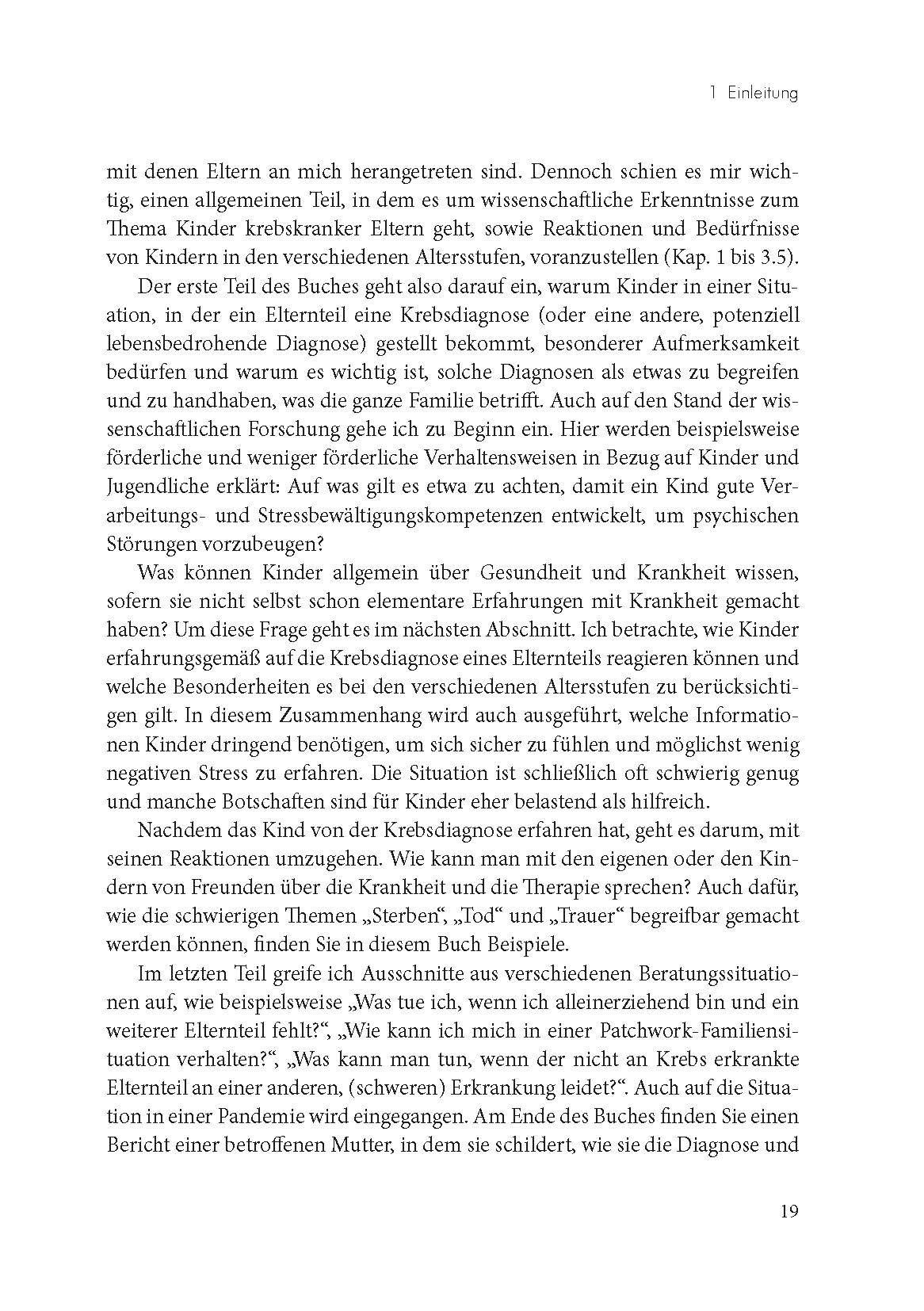 Beispielinhalt (Bild) Wie sage ich meinem Kind, dass ich Krebs habe?