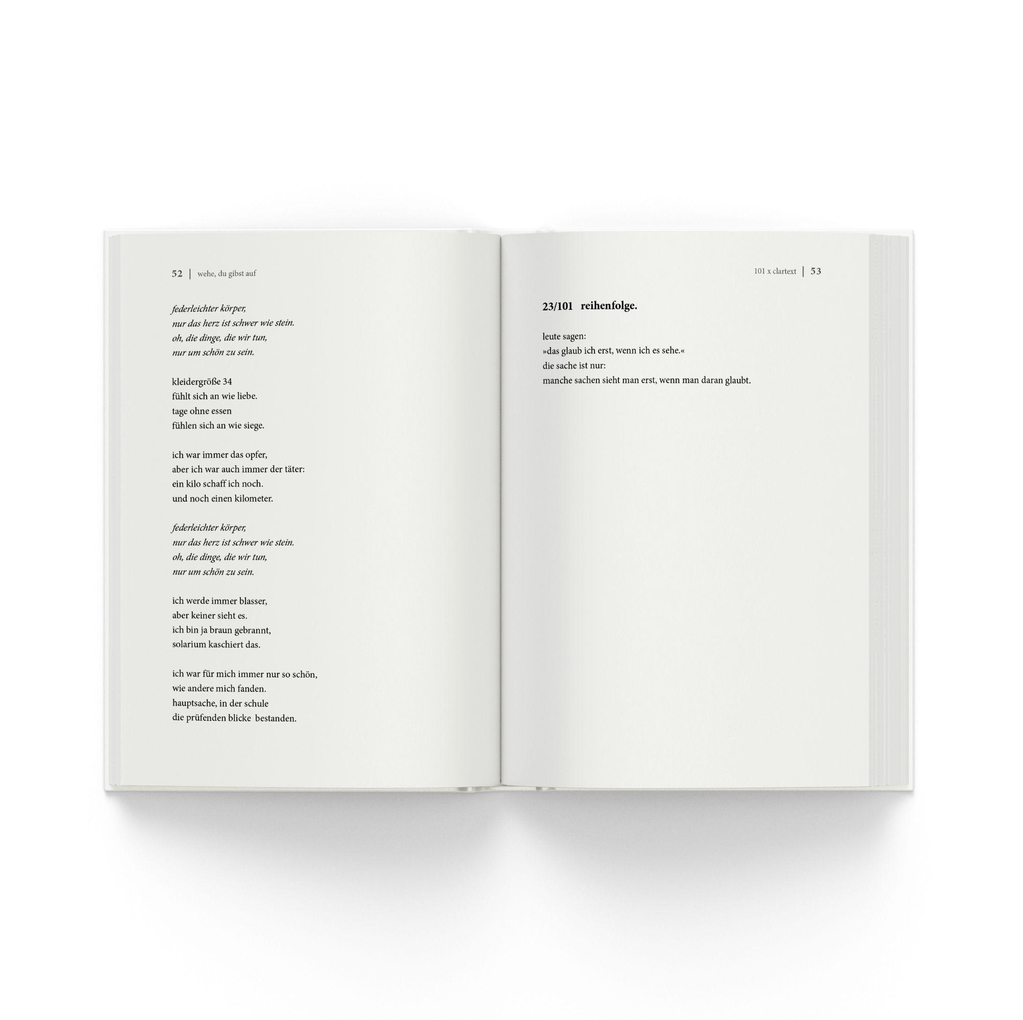 Beispielinhalt (Bild) Wehe du gibst auf