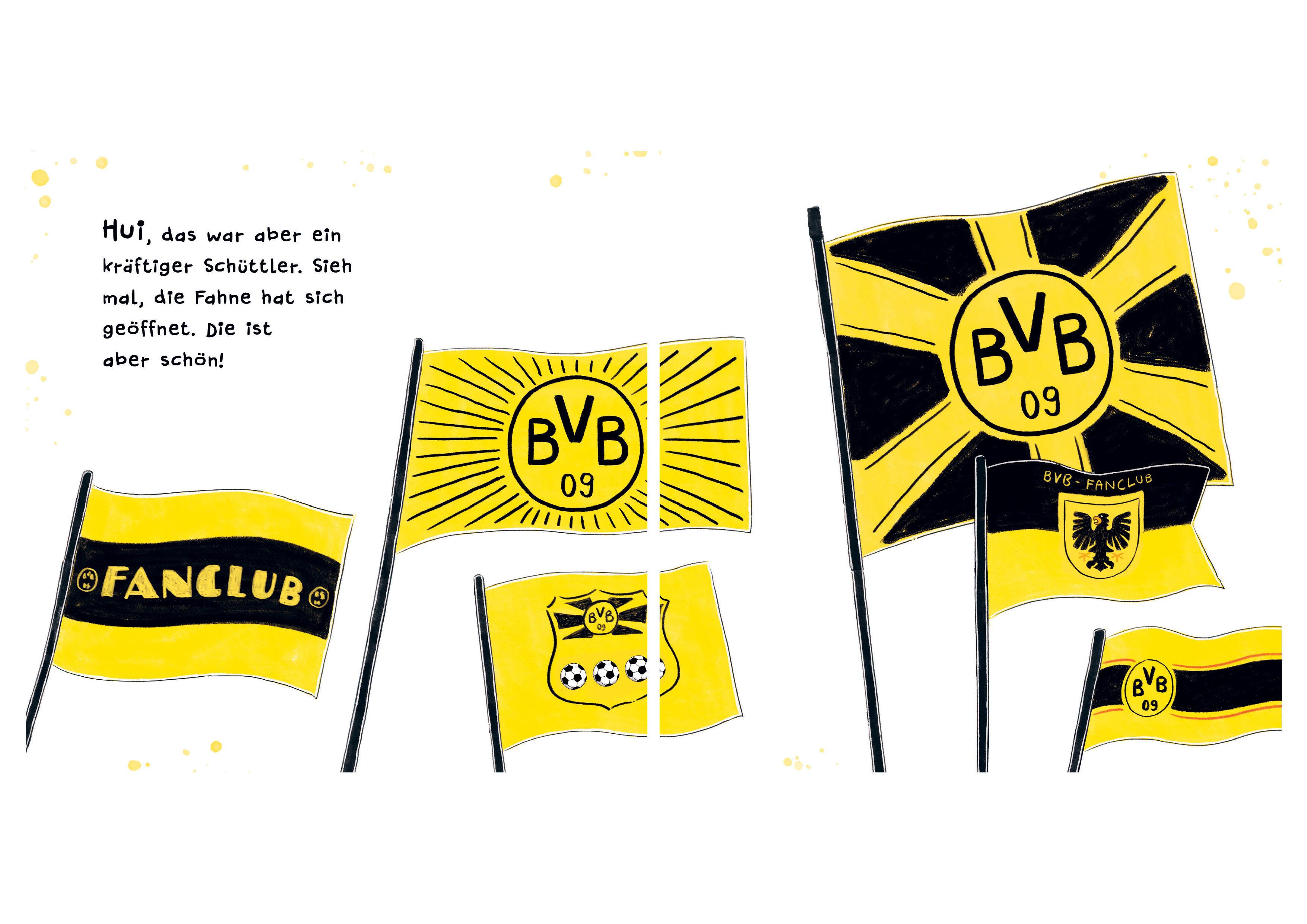 Beispielinhalt (Bild) BVB - Ein Mitmachbuch zum Schütteln, Schaukeln, Pusten, Klopfen und sehen, was dann passiert