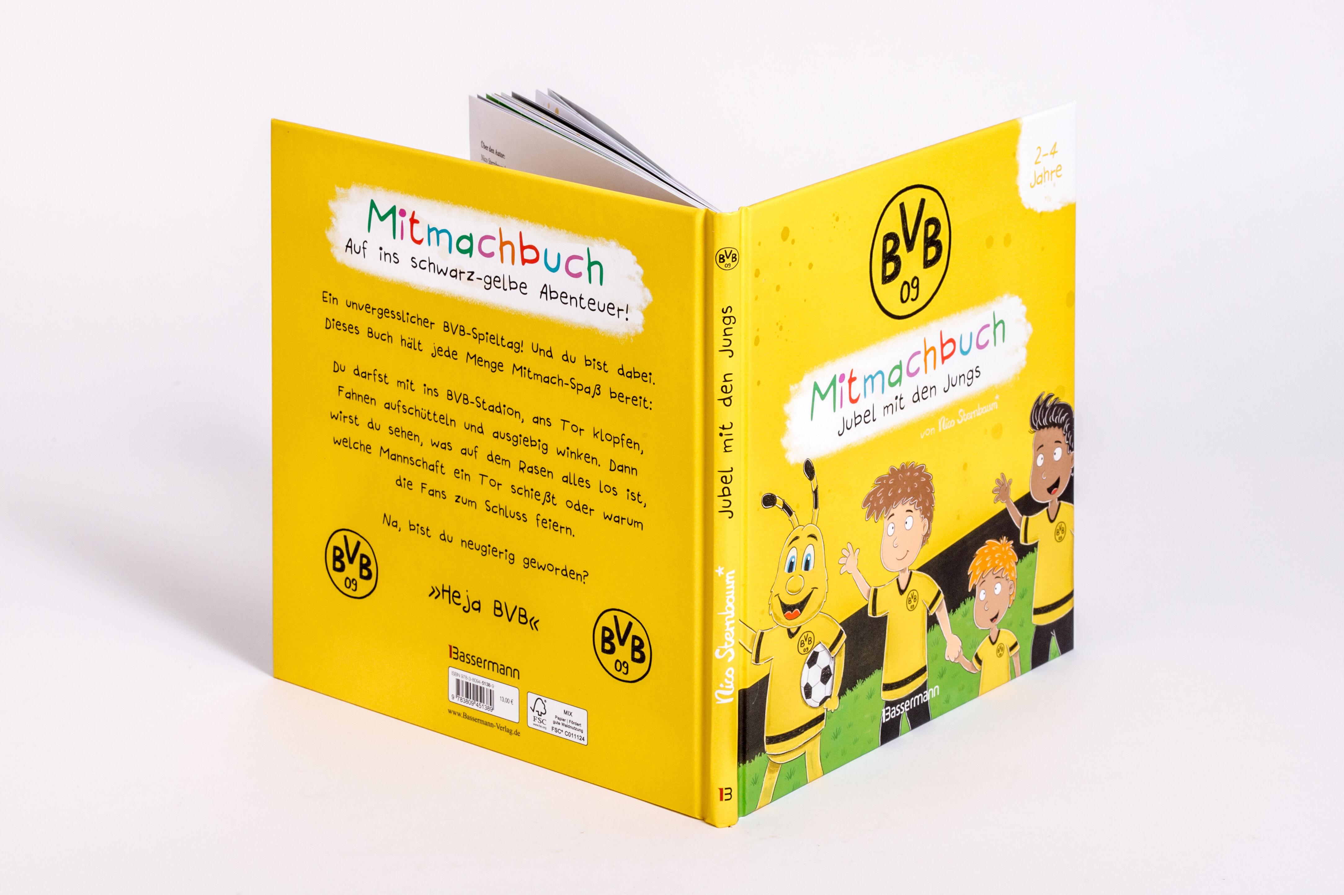 Beispielinhalt (Bild) BVB - Ein Mitmachbuch zum Schütteln, Schaukeln, Pusten, Klopfen und sehen, was dann passiert