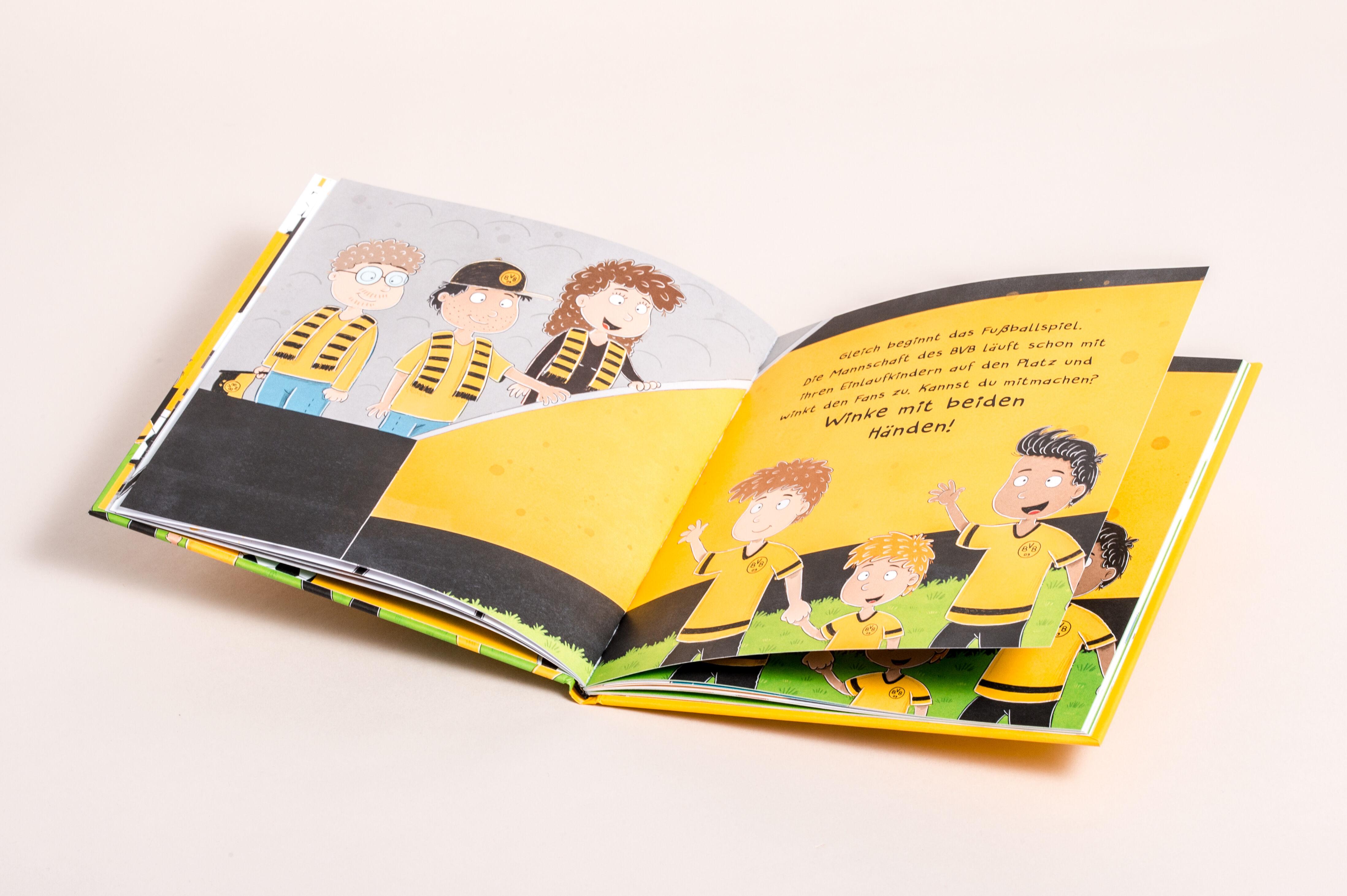 Beispielinhalt (Bild) BVB - Ein Mitmachbuch zum Schütteln, Schaukeln, Pusten, Klopfen und sehen, was dann passiert