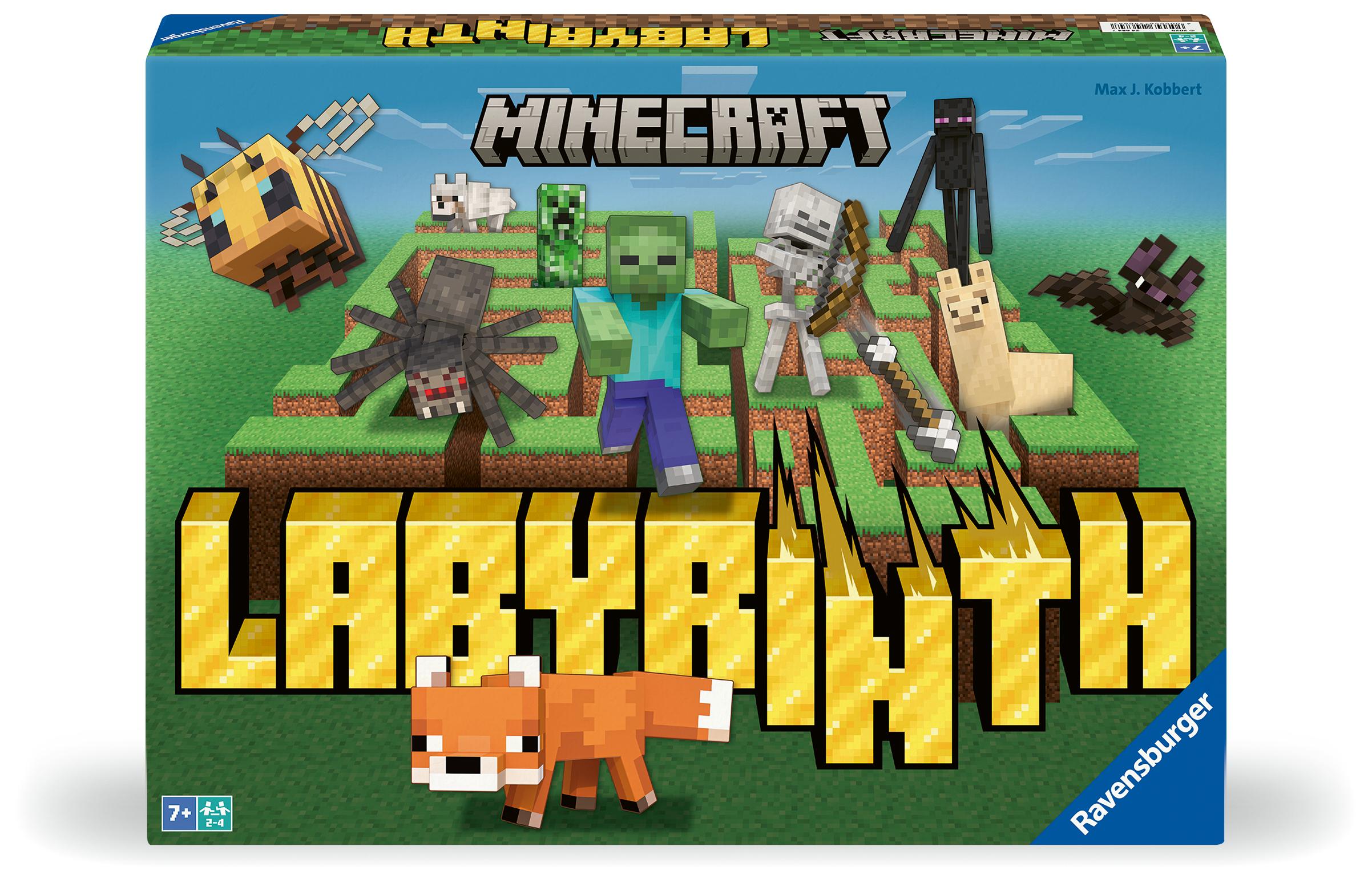 Vorderes Coverbild Minecraft Labyrinth - Gesellschaftsspiel & Brettspiel ab 7 Jahre