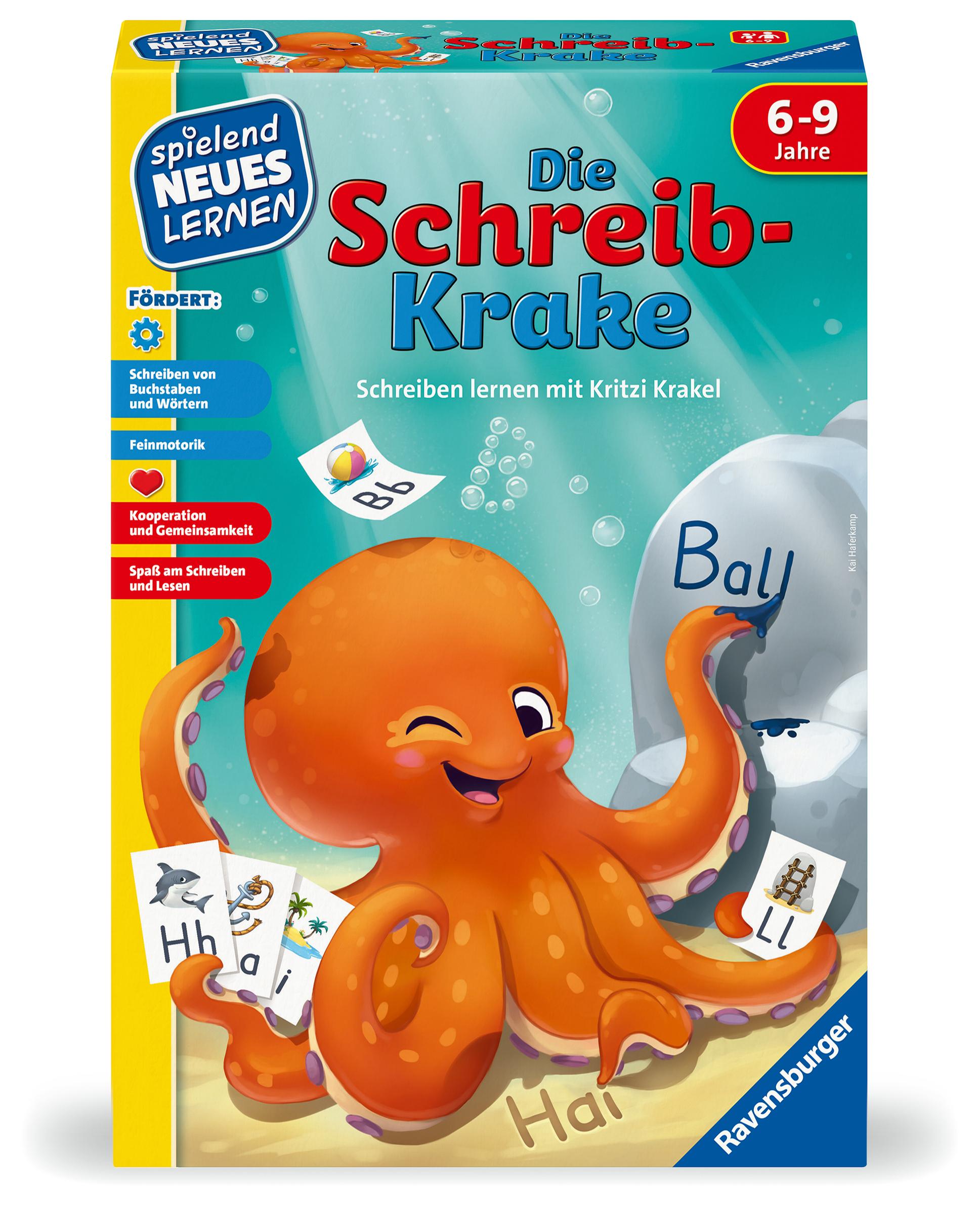 Vorderes Coverbild Die Schreib-Krake - Lernspiel ab 6 Jahre