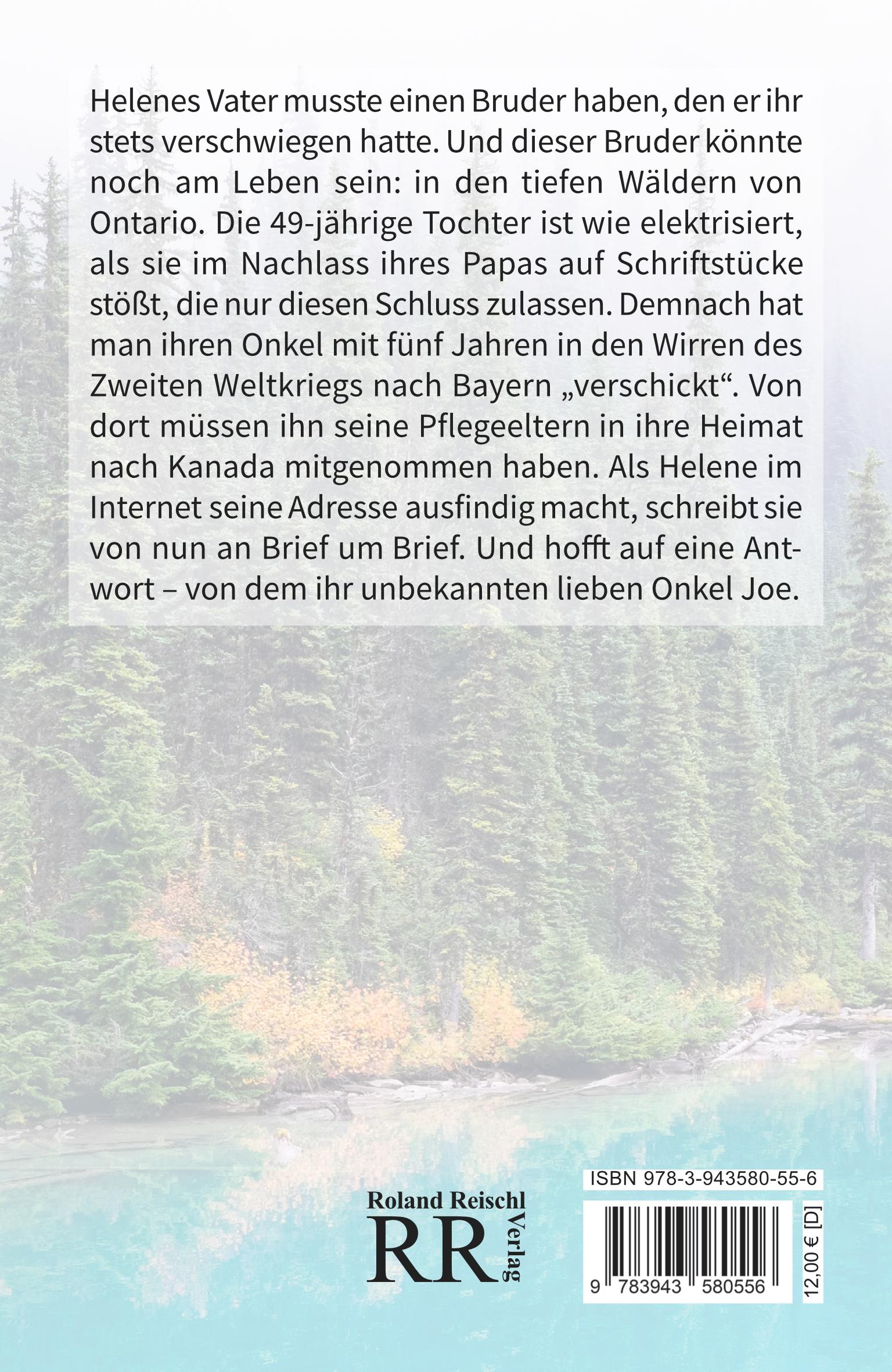 Rückseitencover Lieber Onkel Joe