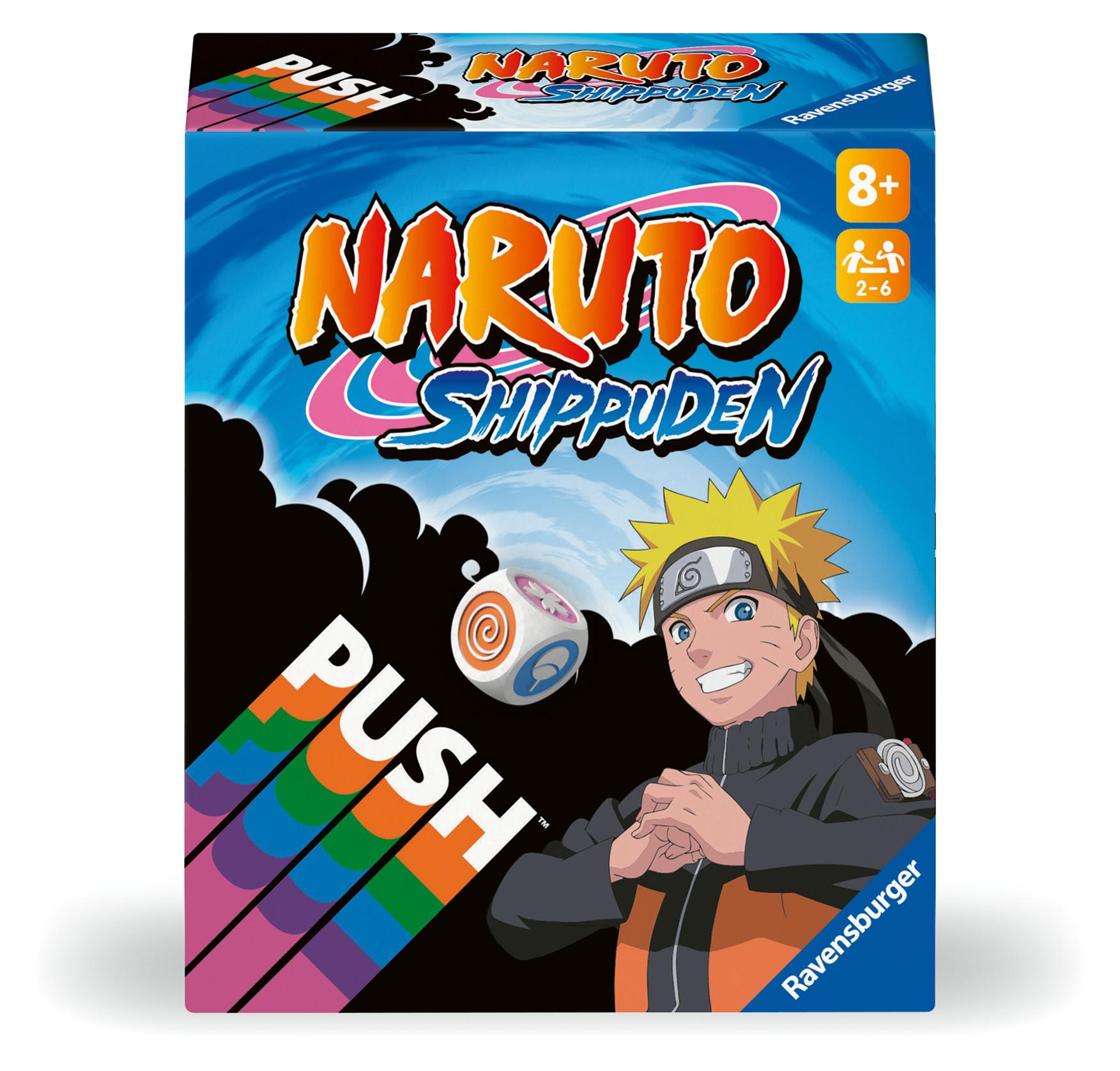 Vorderes Coverbild Naruto Shippuden PUSH - Kartenspiel ab 8 Jahre