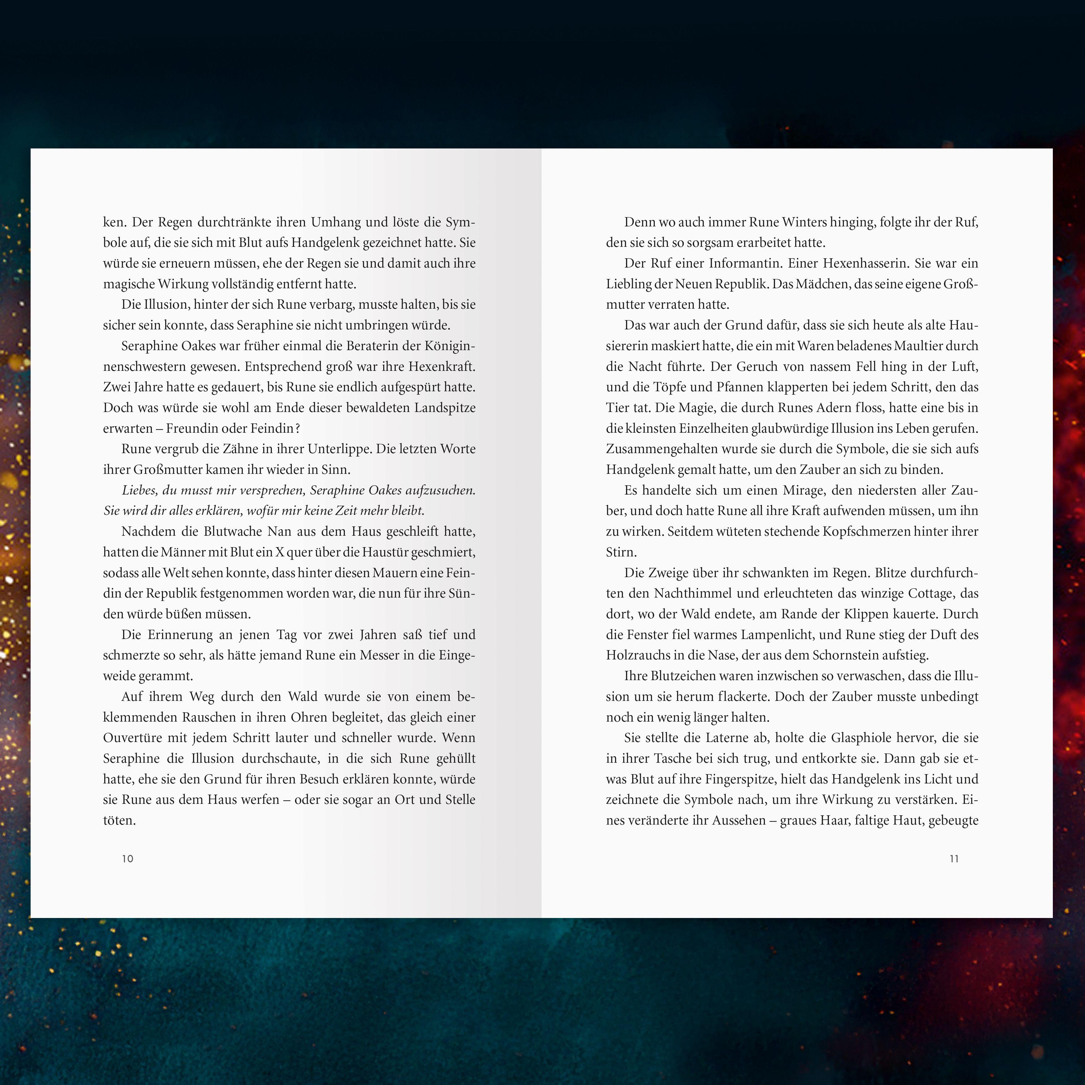 Beispielinhalt (Bild) Heartless Hunter. Der rote Nachtfalter, Band 1